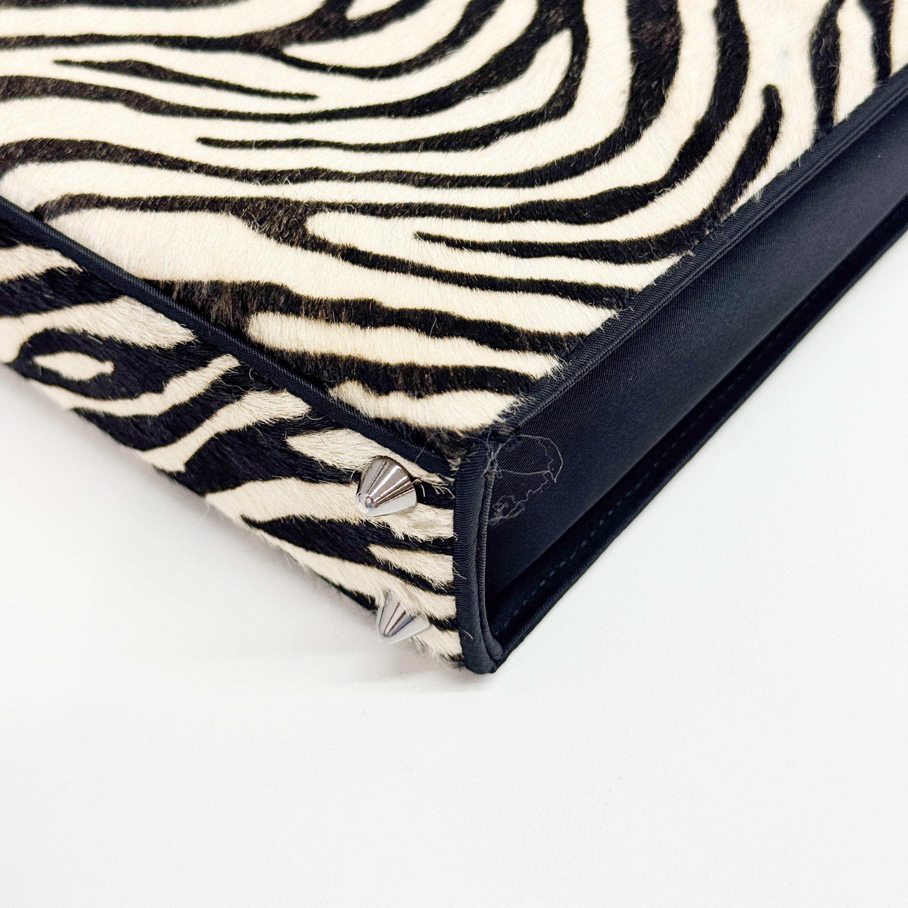 Cowhide Pony Hair Handle Bag