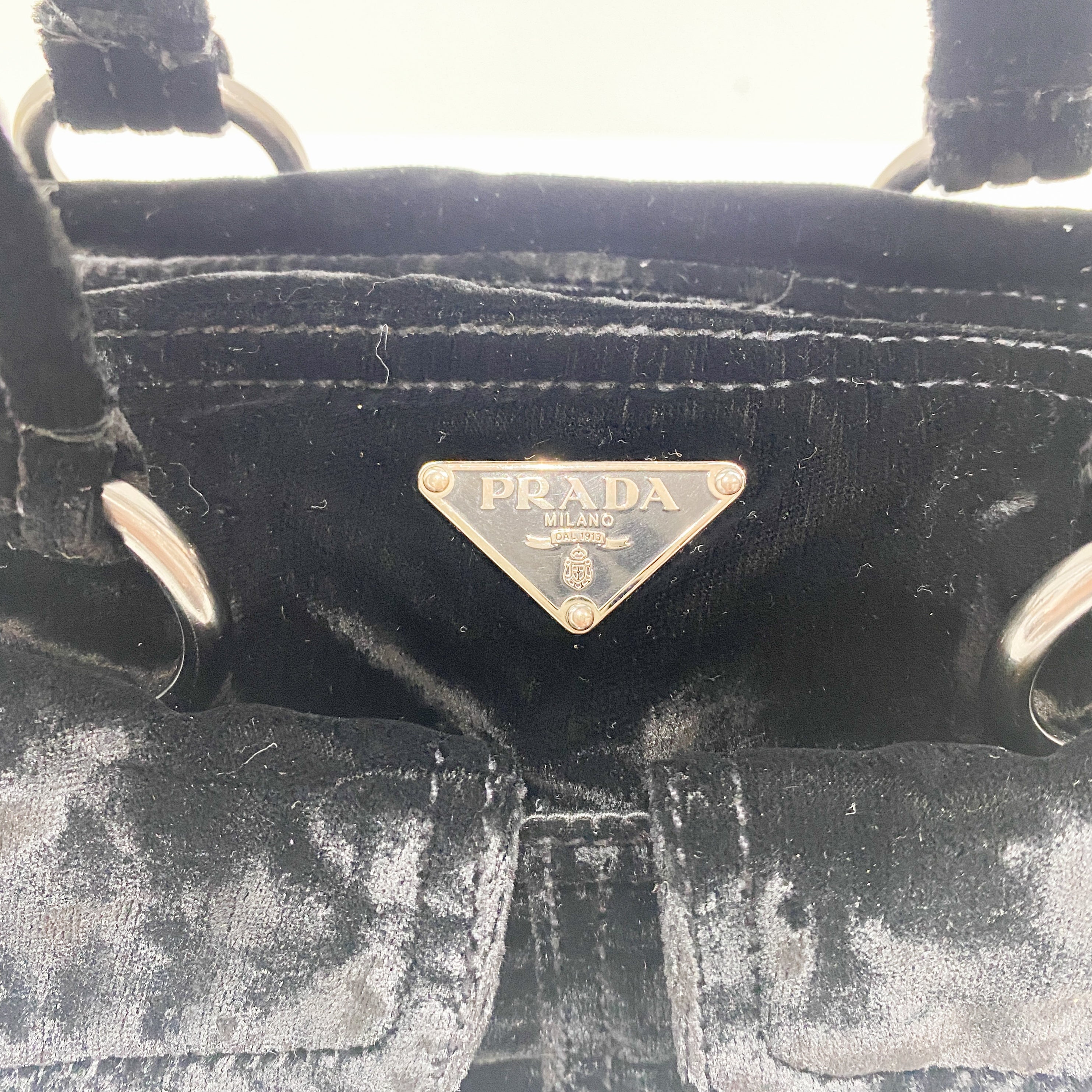 Black Velvet Shoulder Bag