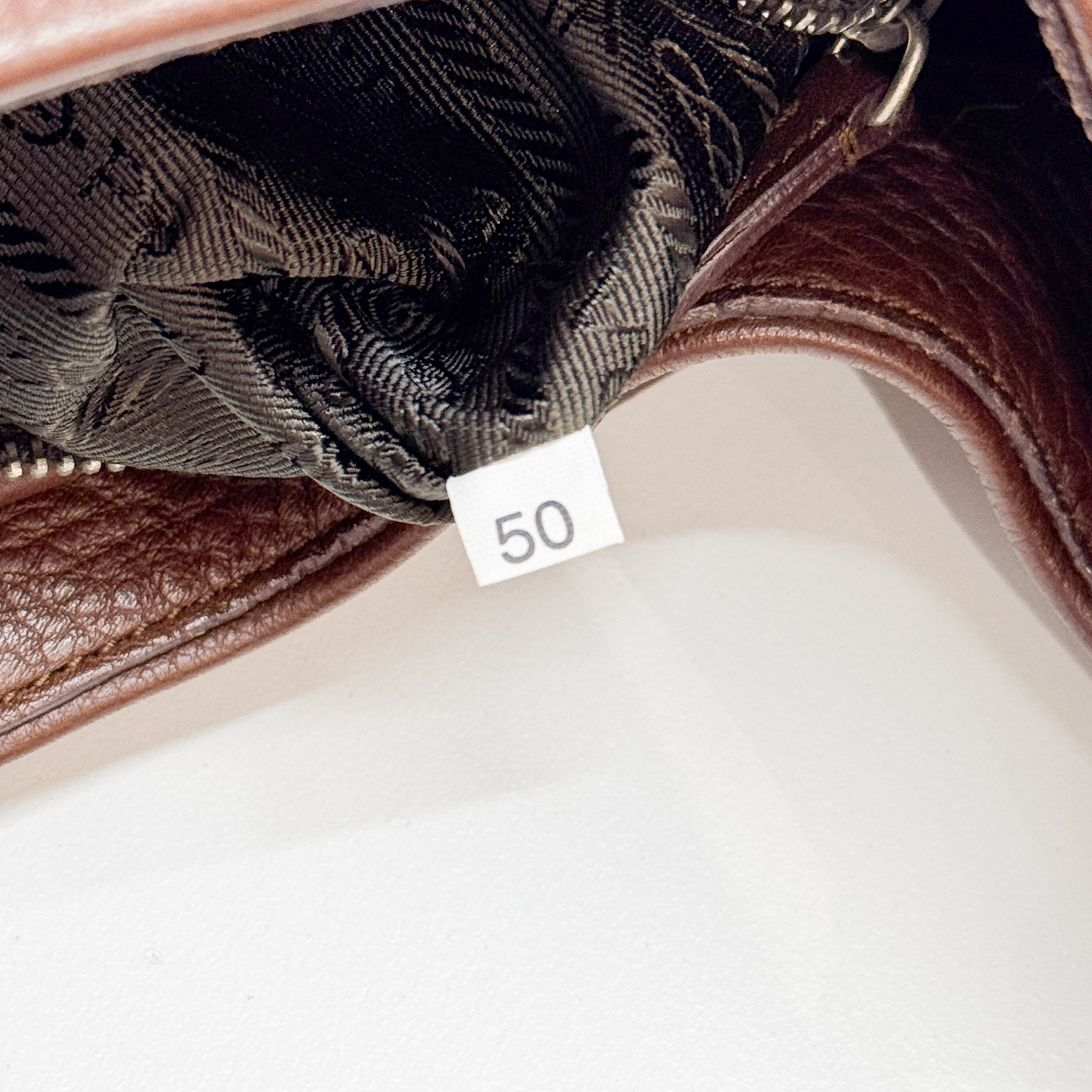 Brown Leather Shoulder Bag