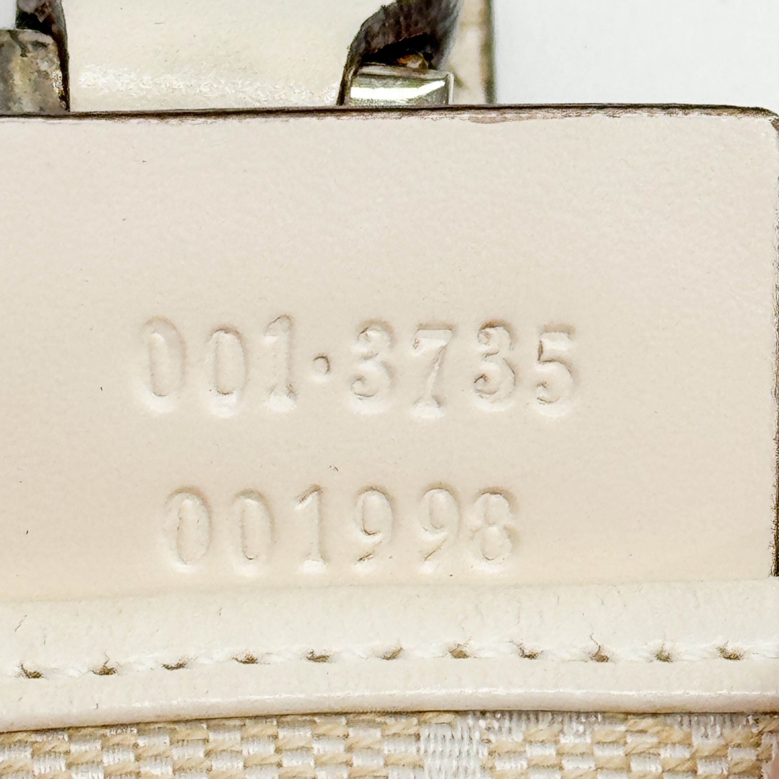 Jackie White GG Canvas Shoulder Bag