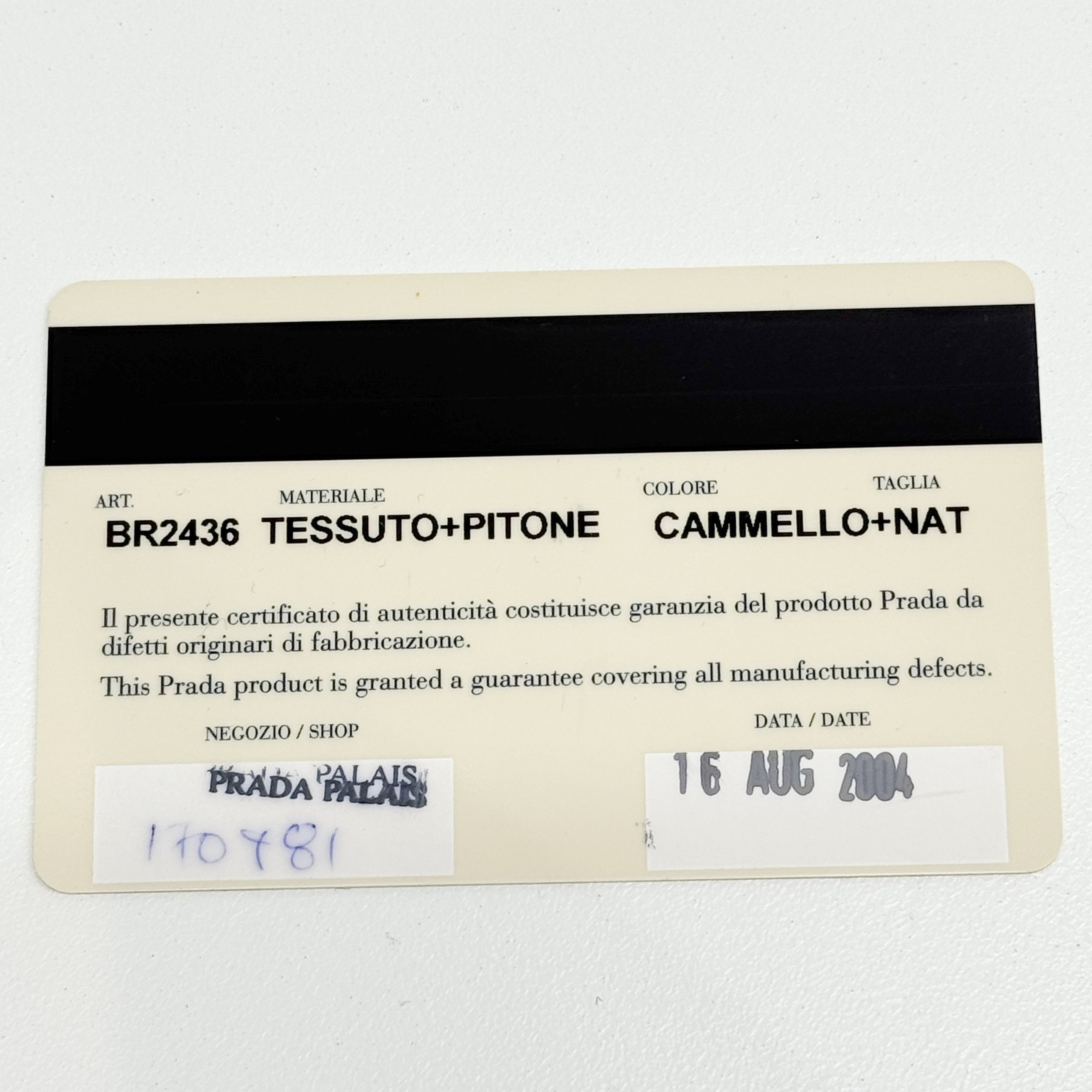 Python Embossed Beige Nylon Shoulder Bag