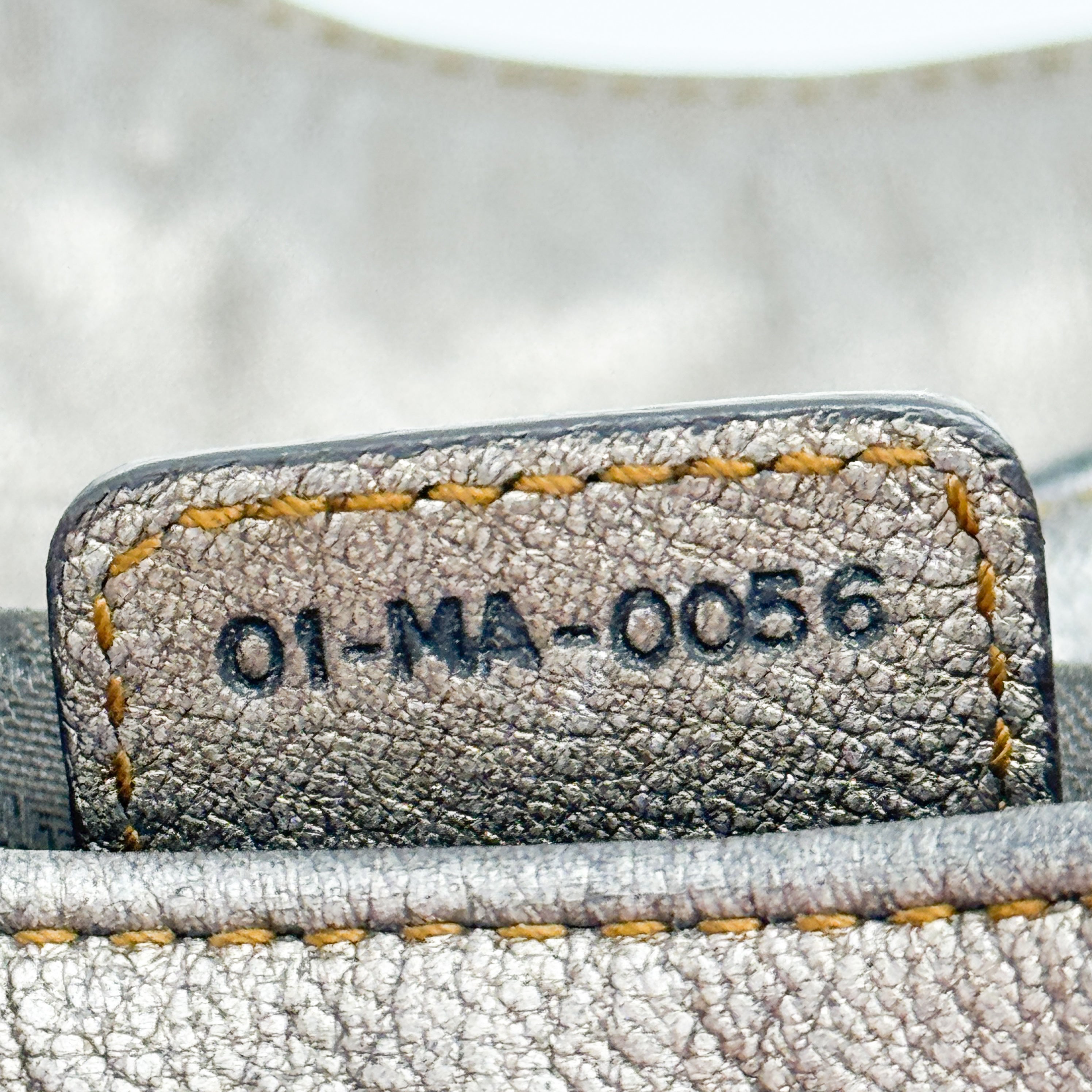 Gaucho Bronz Metallic Calfskin Leather Shoulder Bag