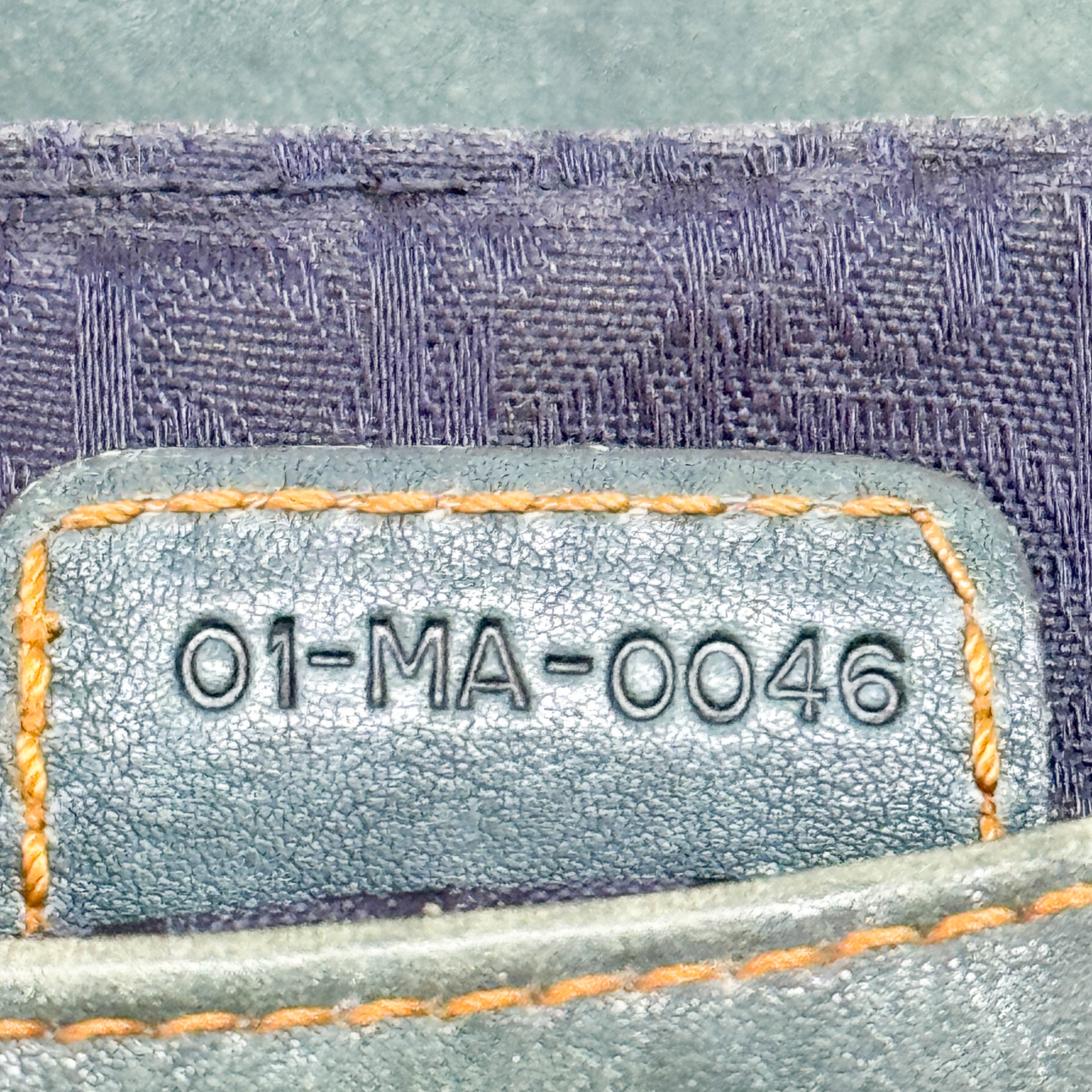 Gaucho Green Calfskin Leather Shoulder Bag