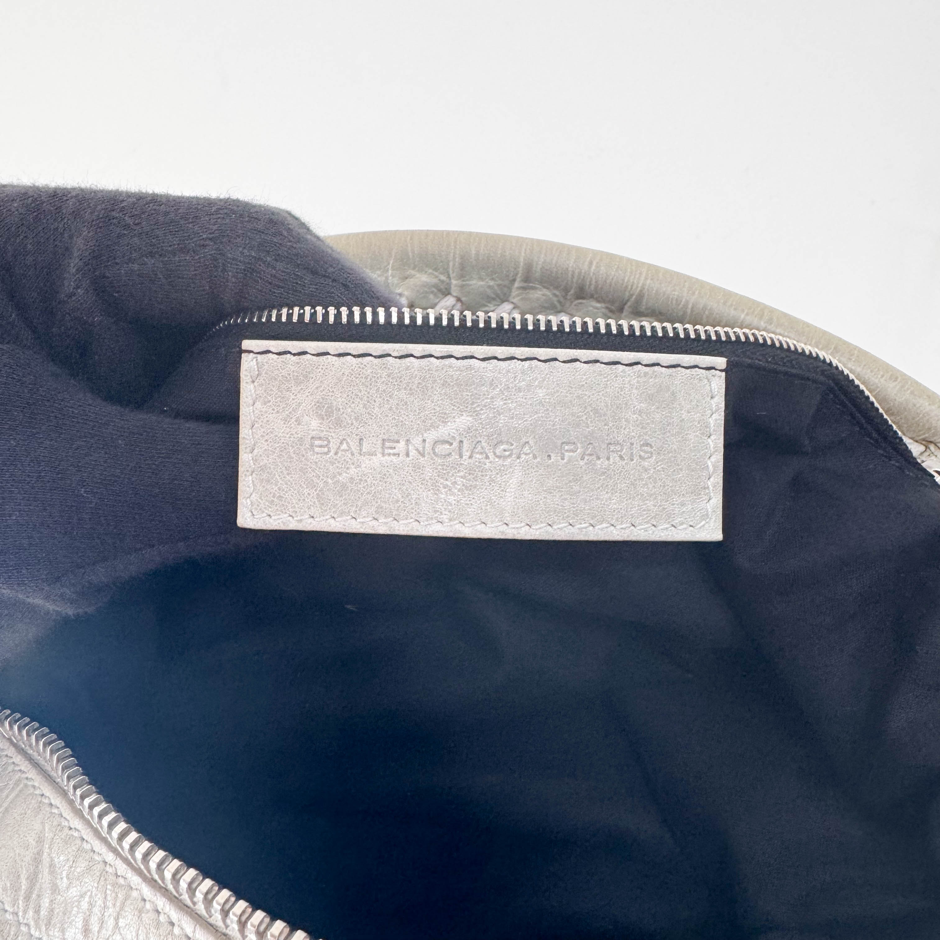 Giant Day Light Green Leather Hobo Bag