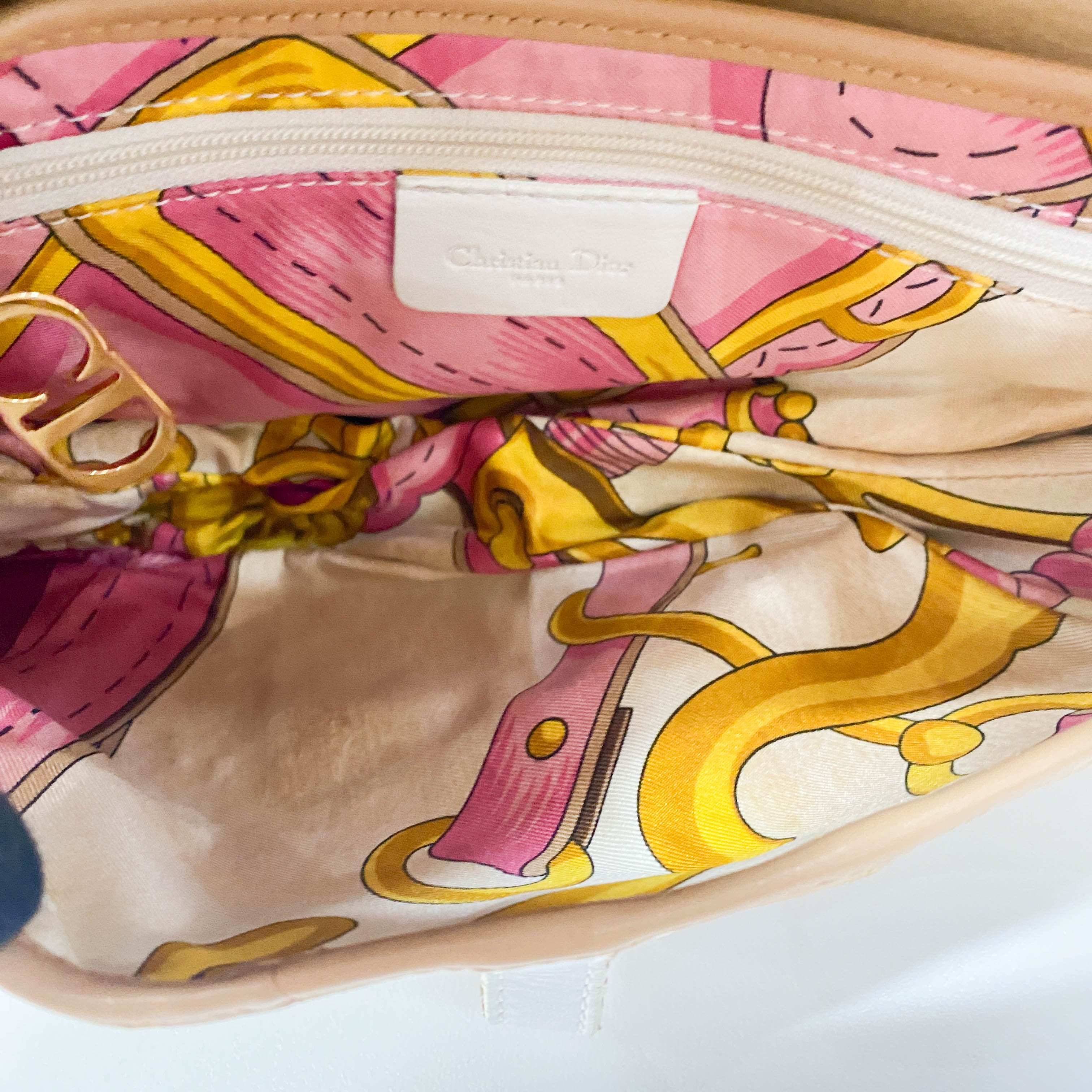 Saddle Brown Leather Shoulder Bag