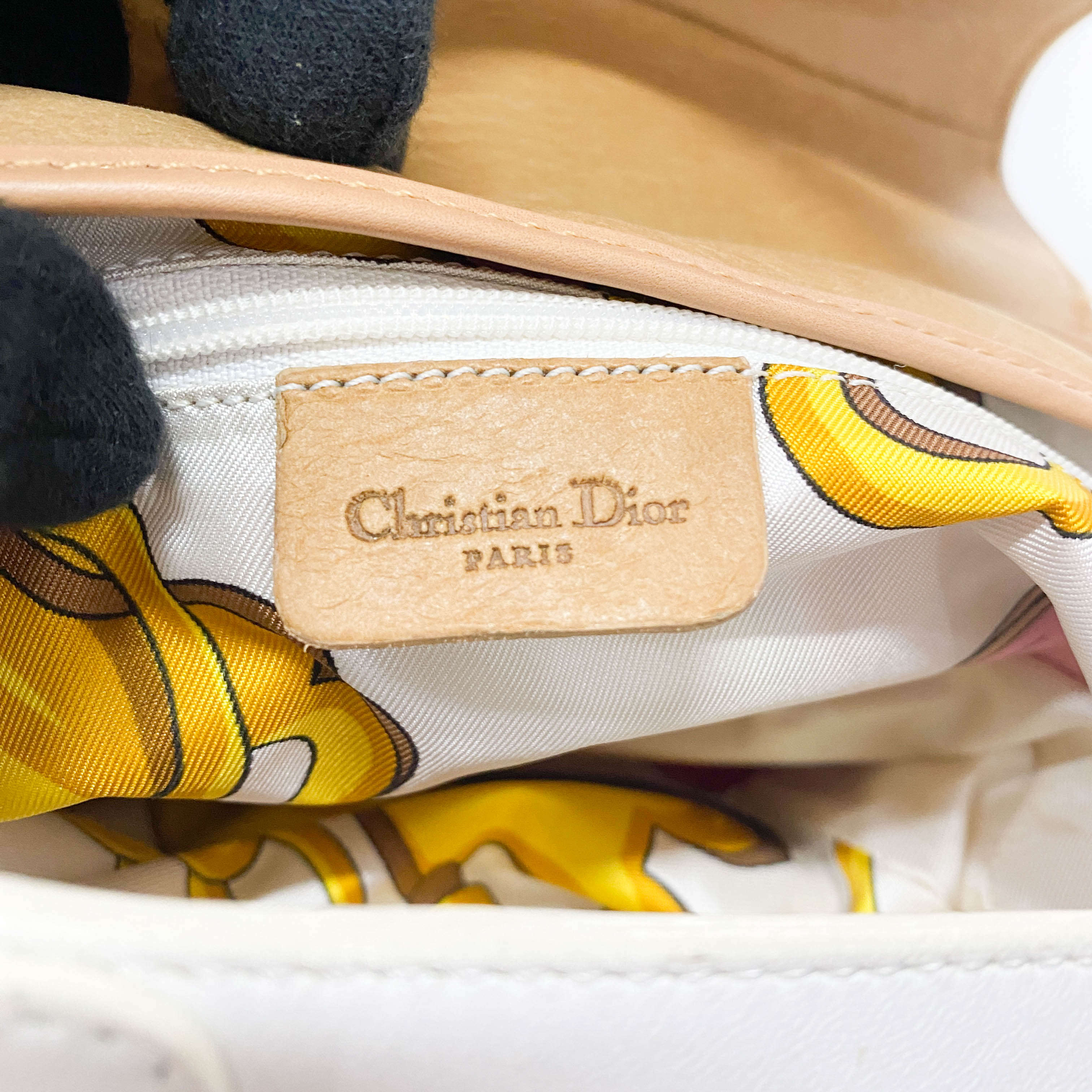 Saddle Brown Leather Shoulder Bag