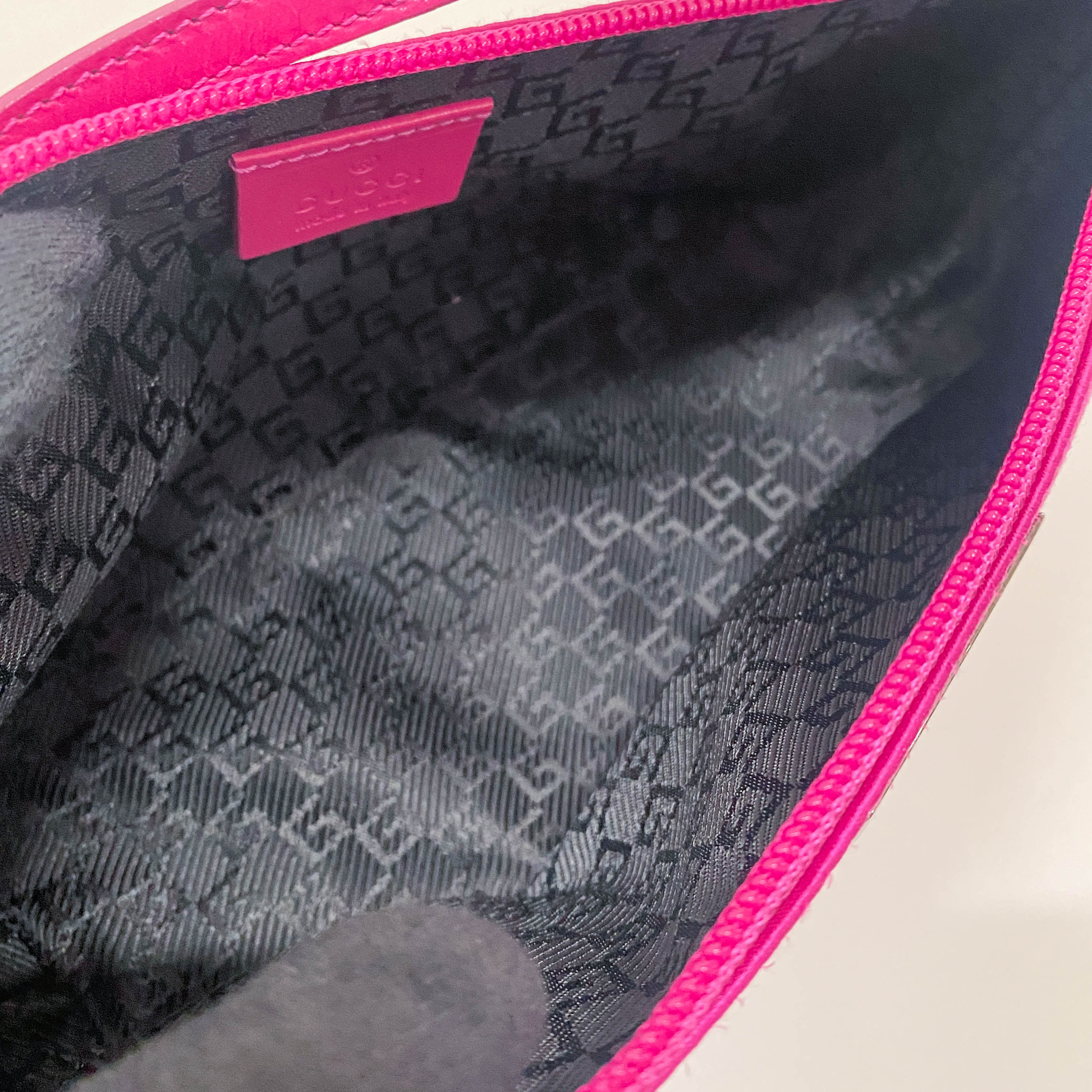 Boat Pink Satin Accessory Pouch