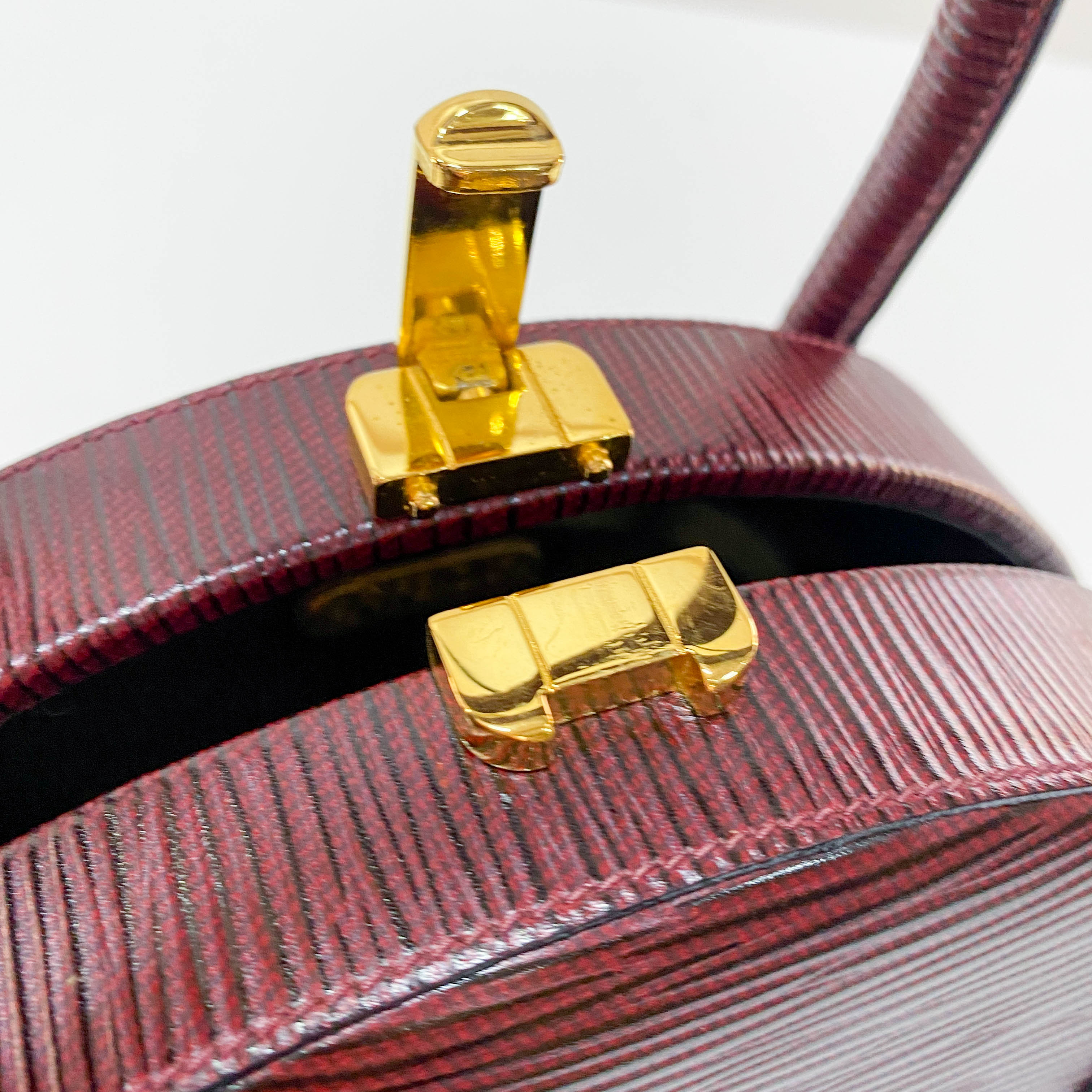 Vintage Red Leather Two Way bag