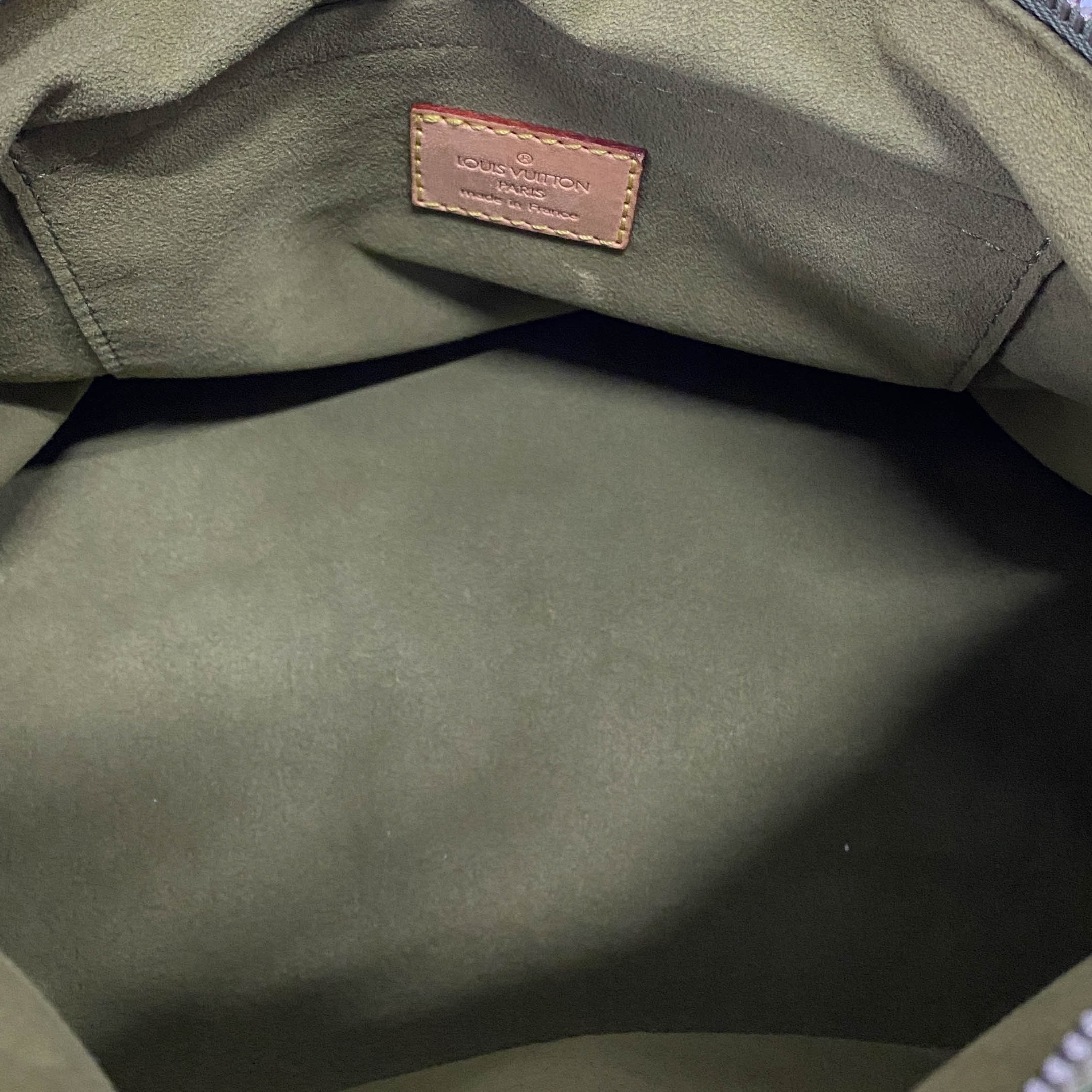 Neo Speedy Monogram Green Denim Handbag