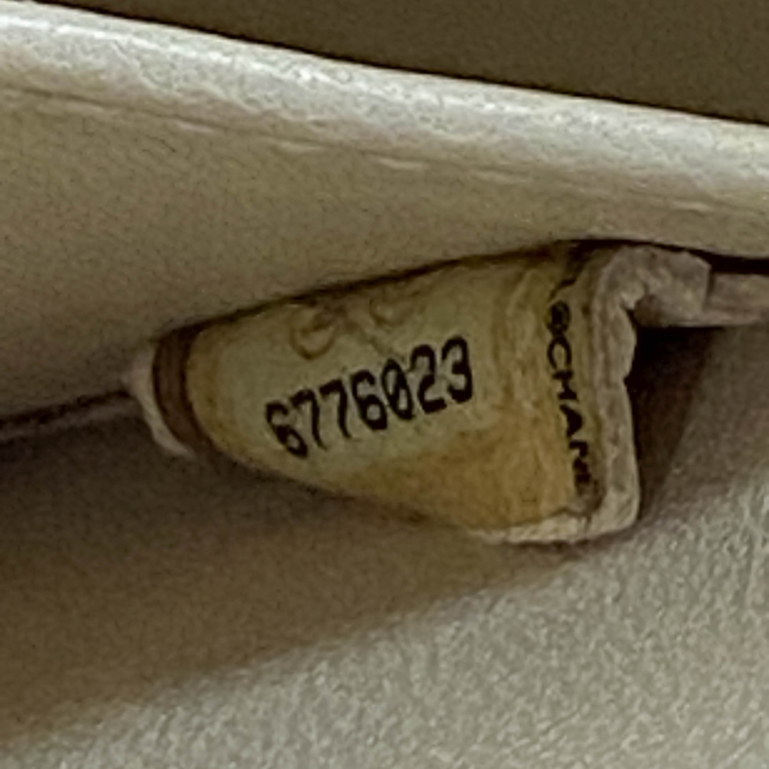 Puzzle Pink/Beige Leather Hand Bag