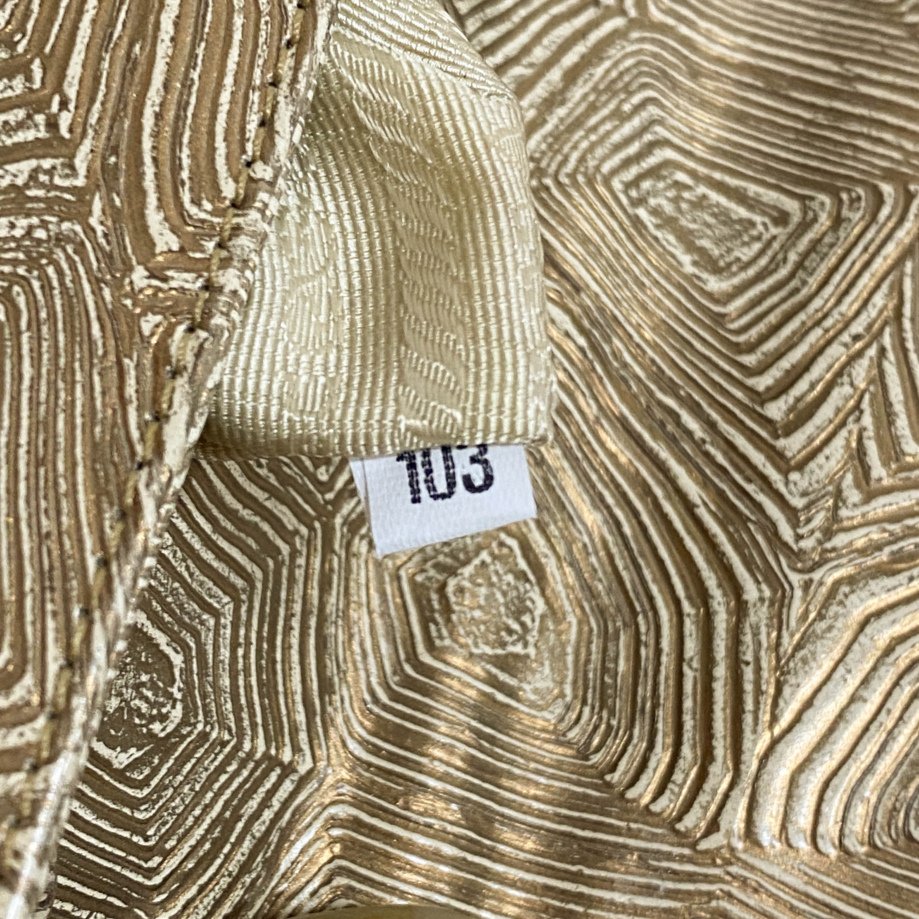 Metallic Leather Shoulder Bag