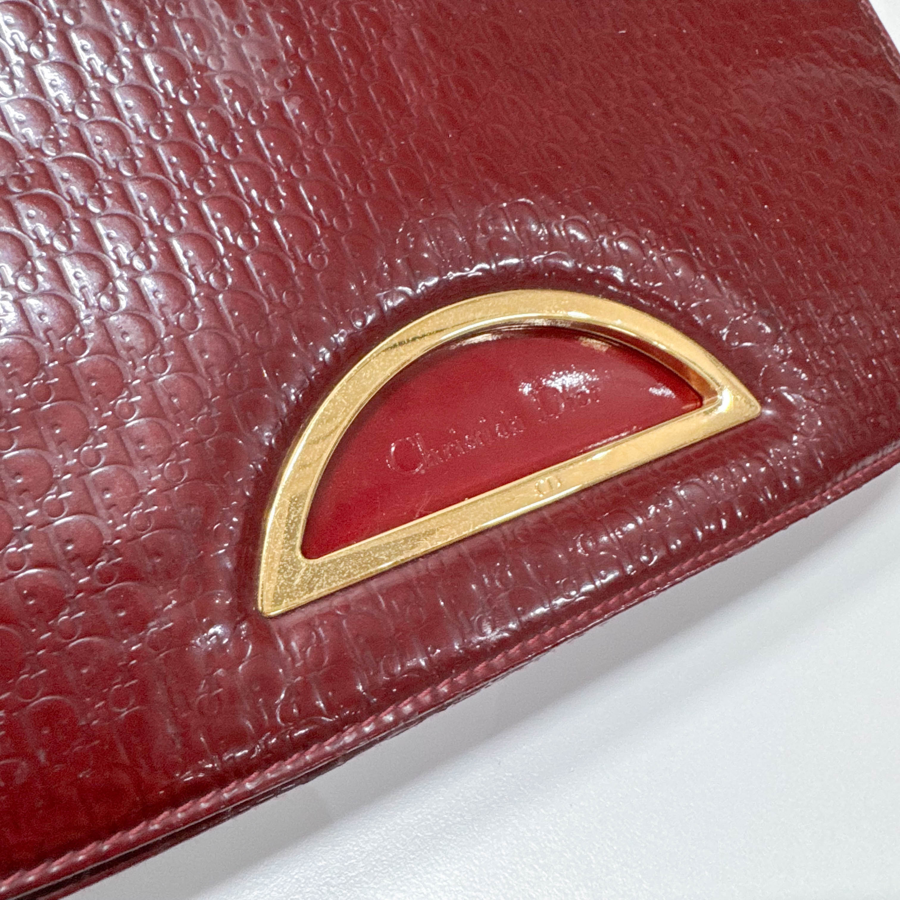 Limited Edition Malice Pearl Red Patent Leather Shoulder Bag