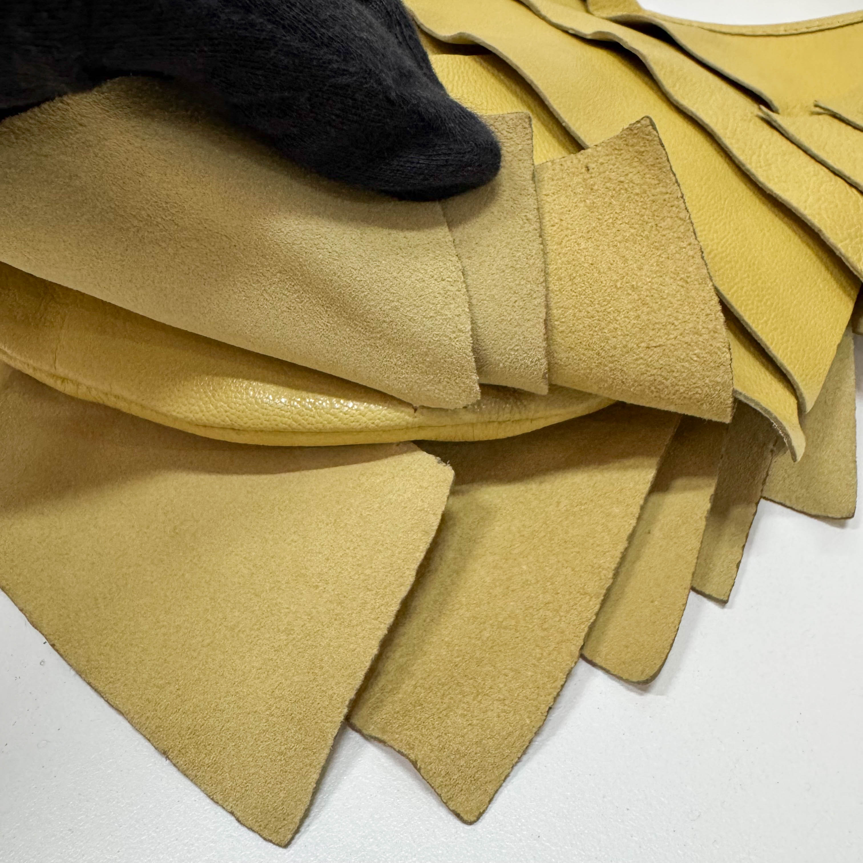 Saint Tropez Green Leather Shoulder Bag