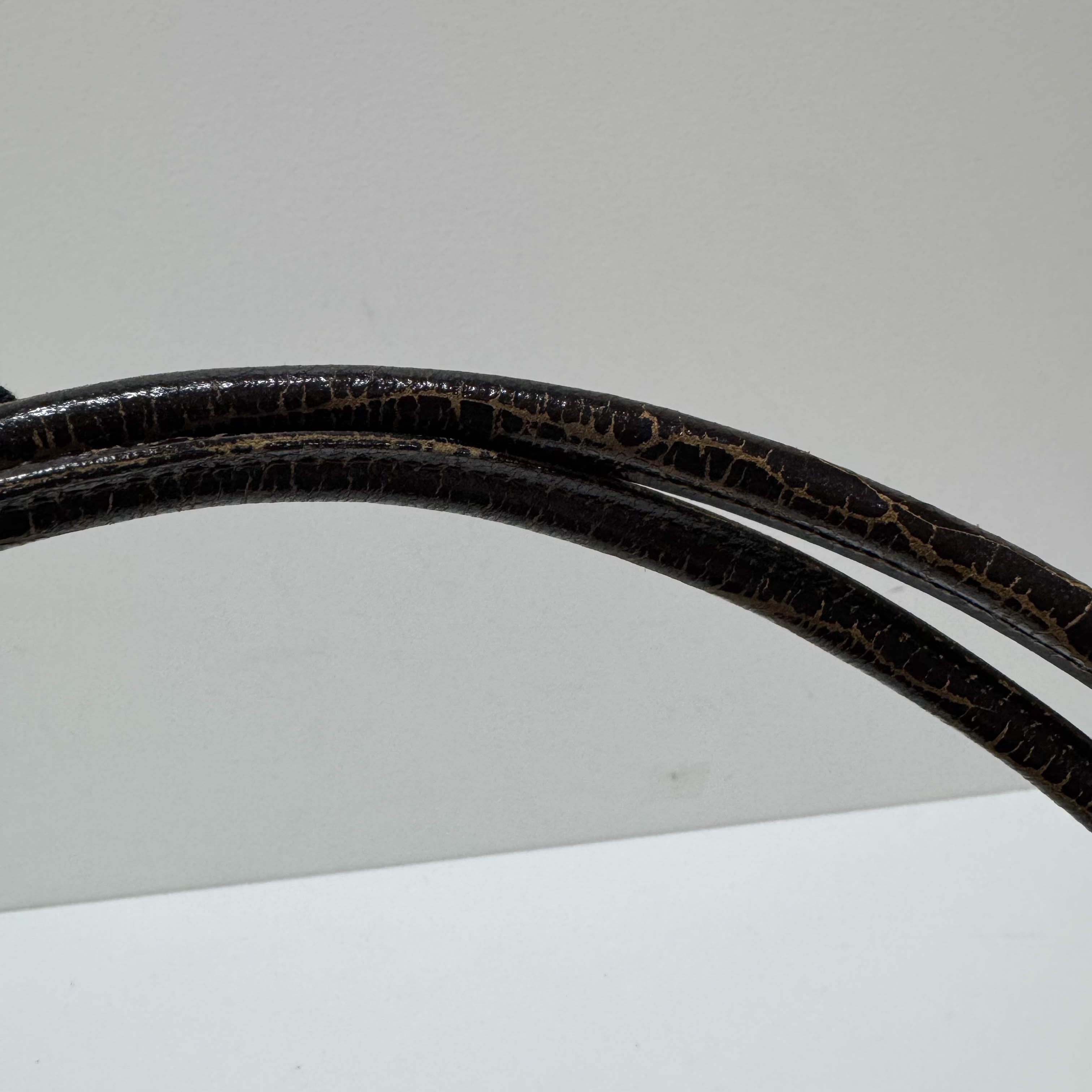 Cow Print Brown/White Pony Hair Shoulder Bag