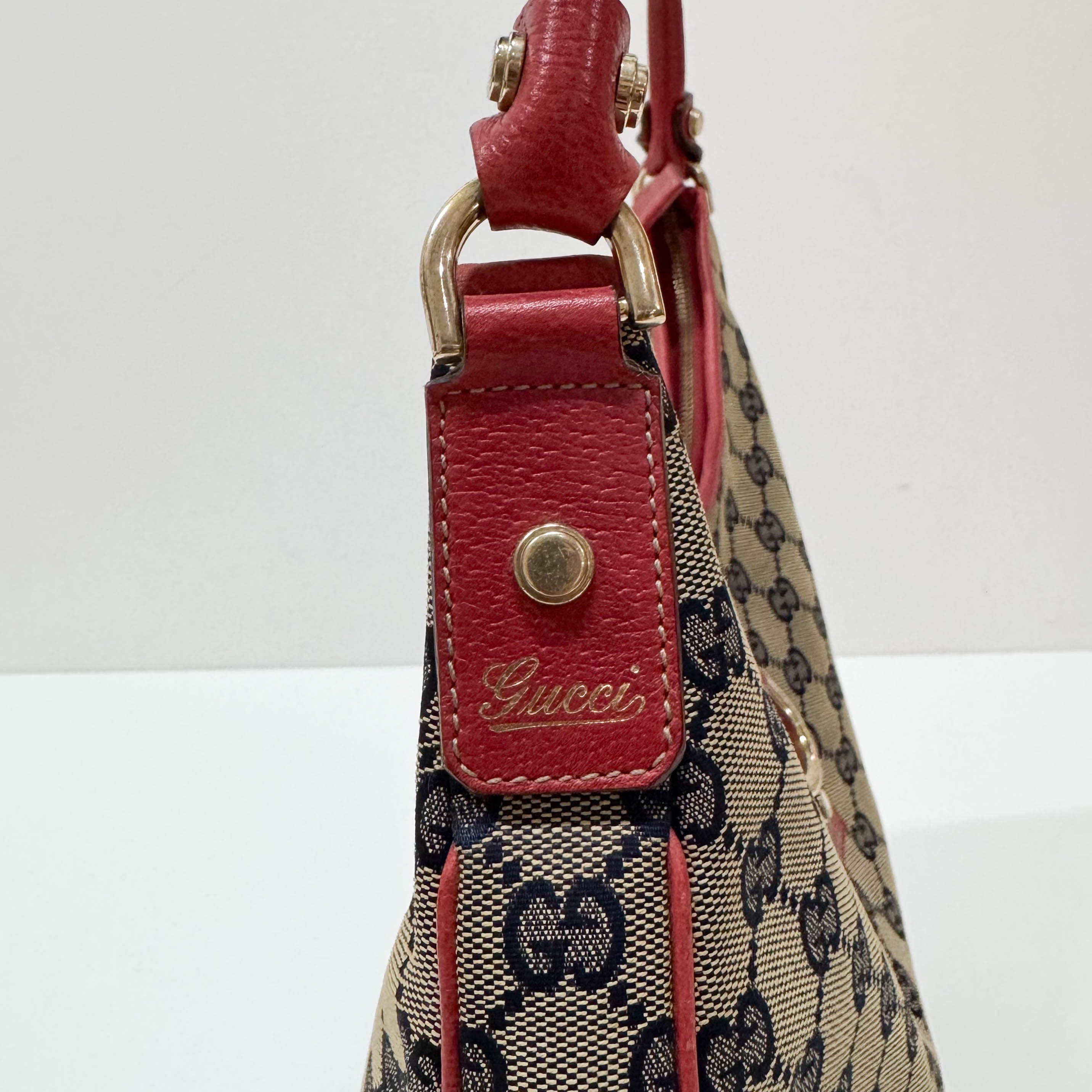 GG Canvas D-Ring Abbey Hobo Bag