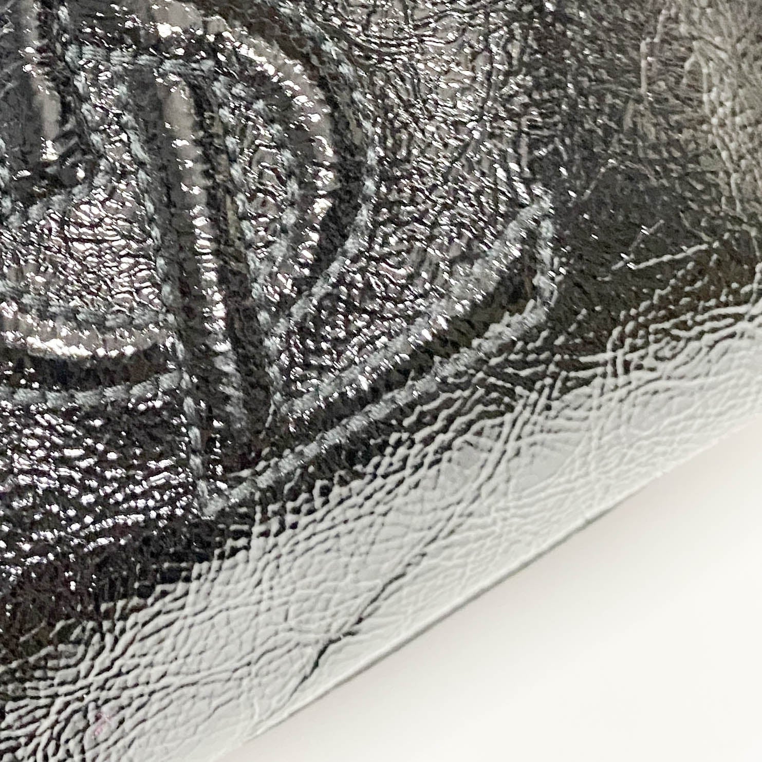 Black Patent Leather Handbag