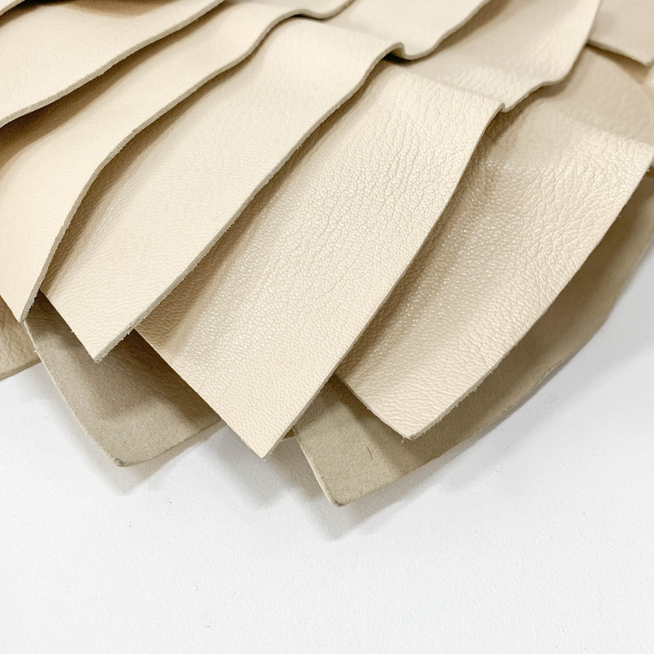 Saint Tropez Beige Leather Shoulder Bag