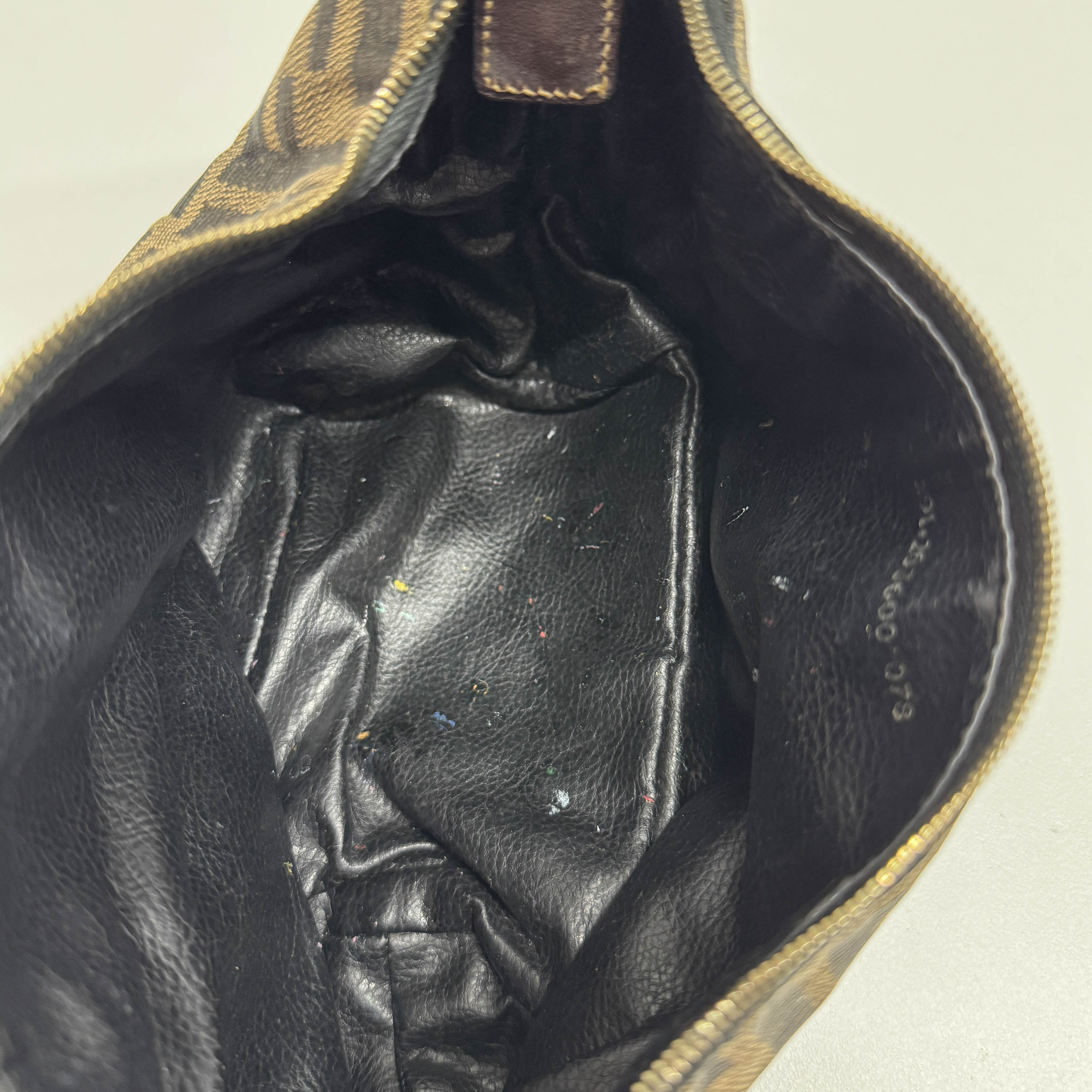 Zucca Brown Canvas Pouch