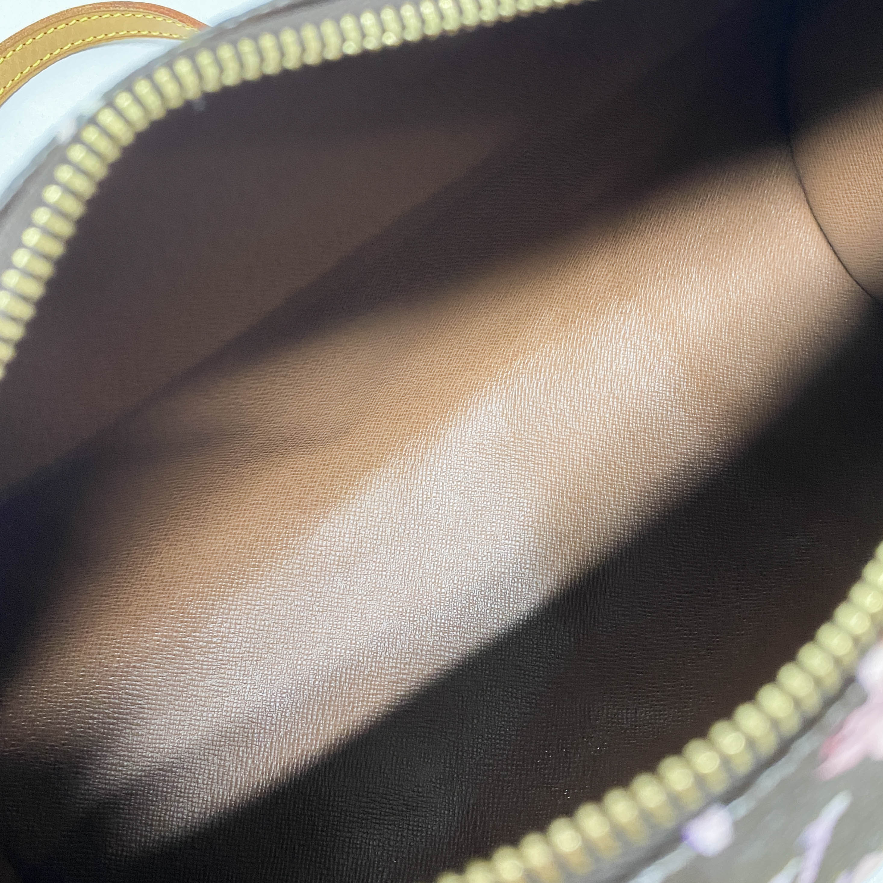 Papillon Watercolor Monogram Hand Bag