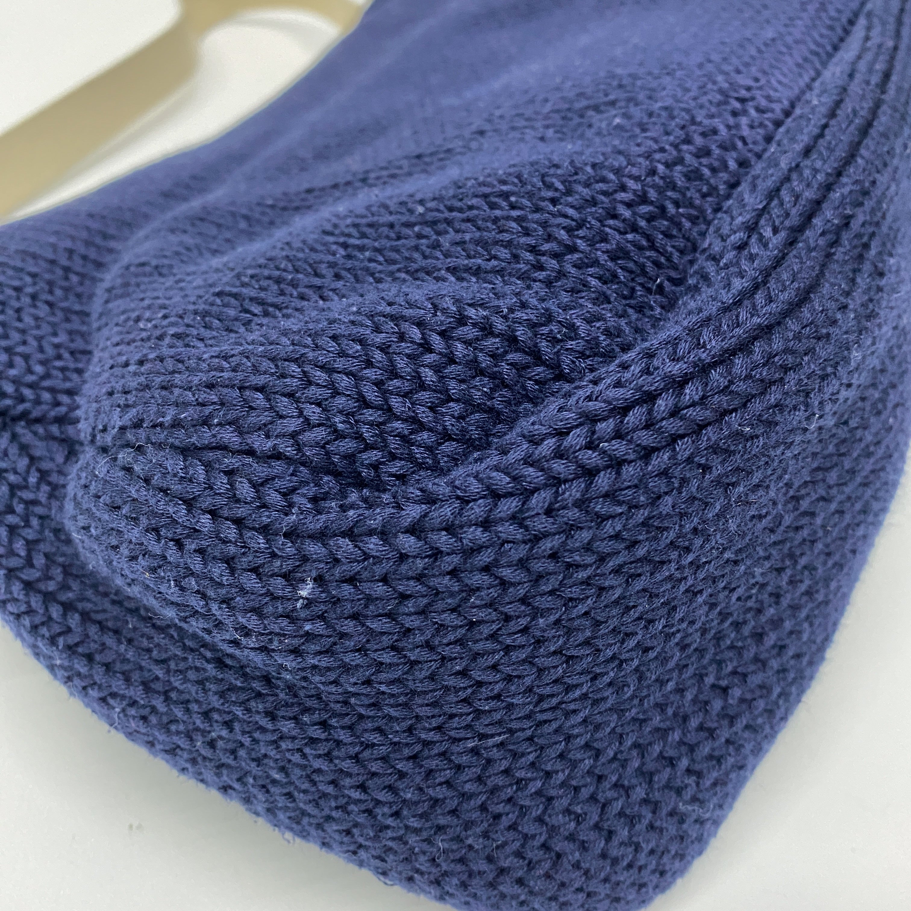 Mamma Baguette Knitted Cotton Fabric Shoulder Bag