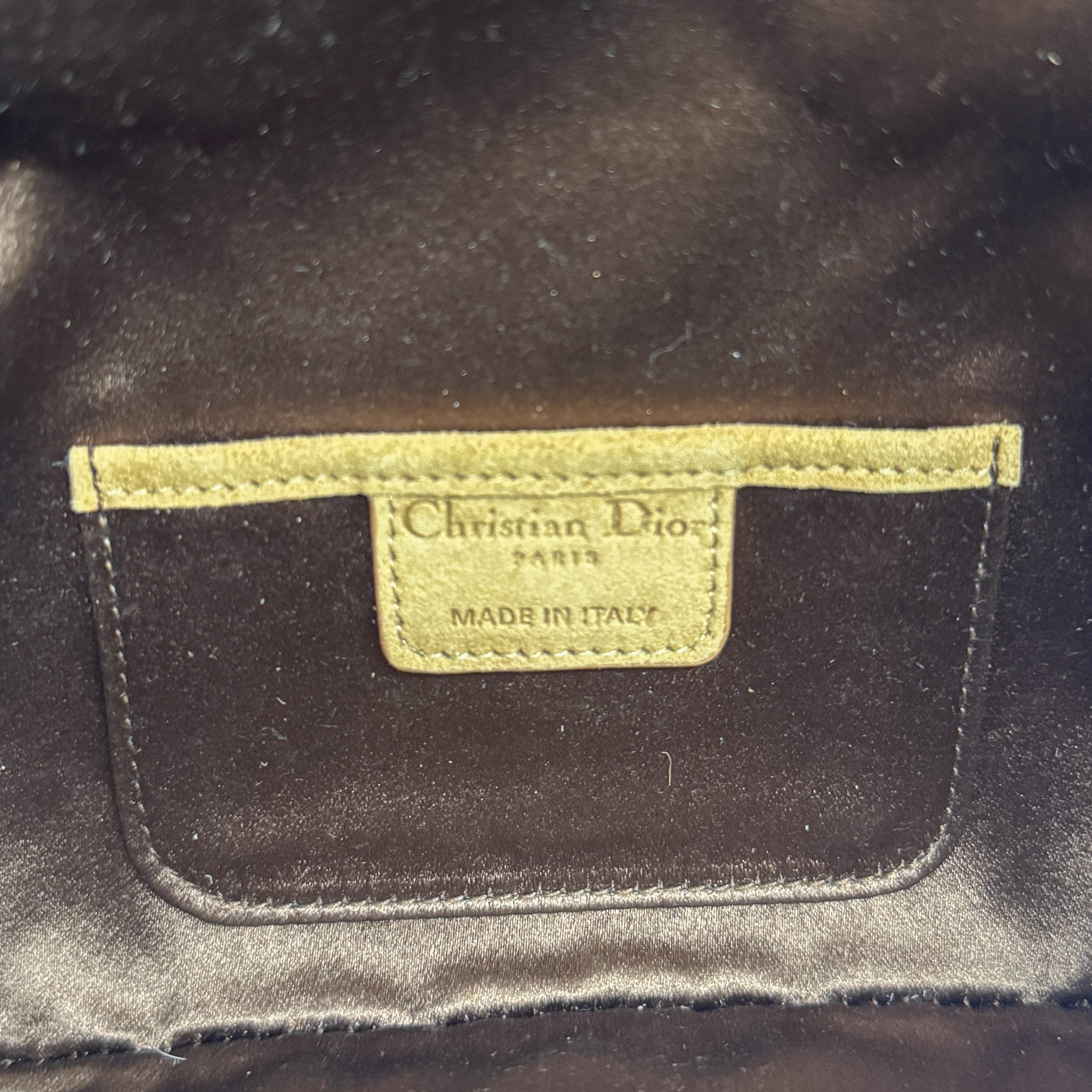 Gold Satin Clutch/Crossbody Bag