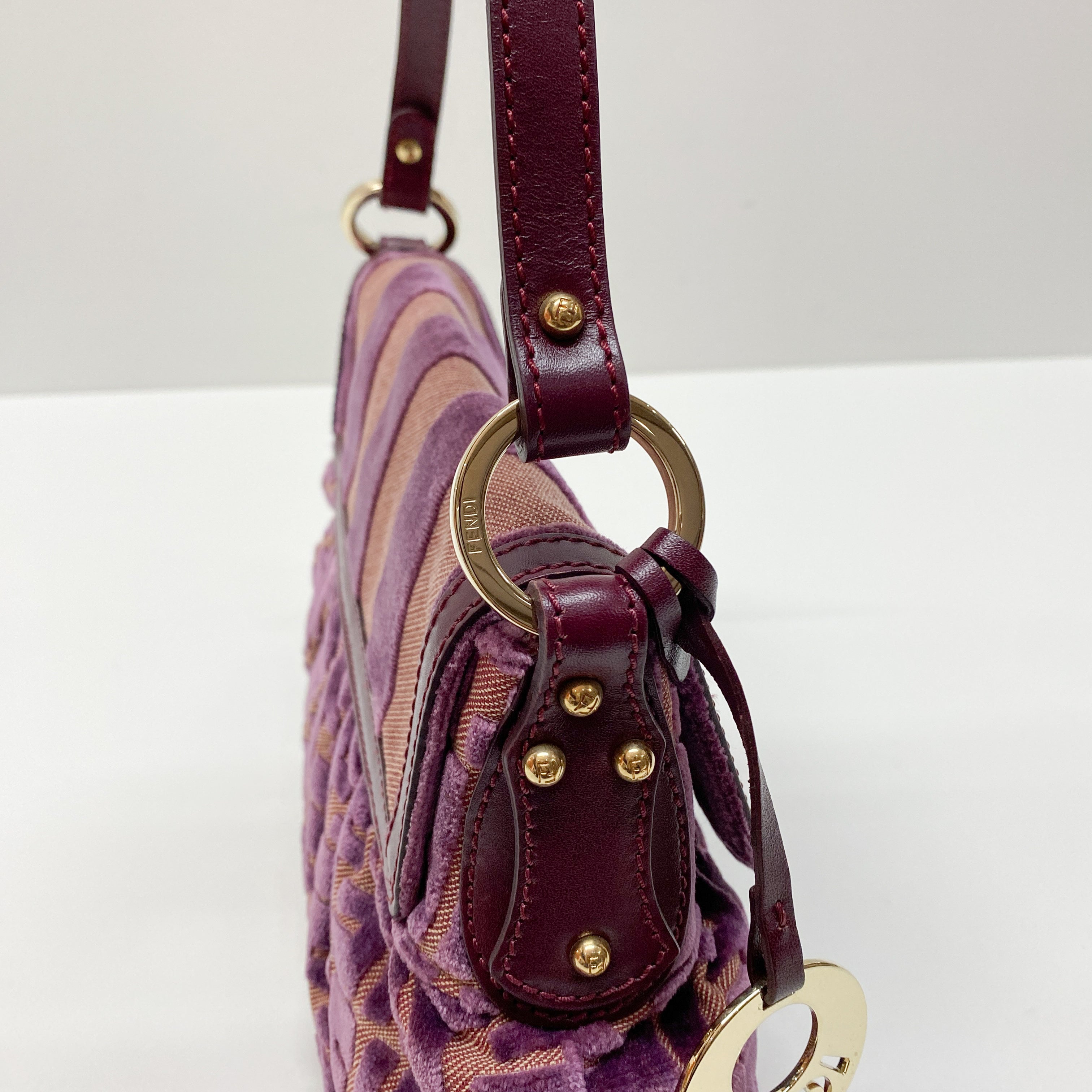 Chef Purple Zucca Canvas Shoulder Bag