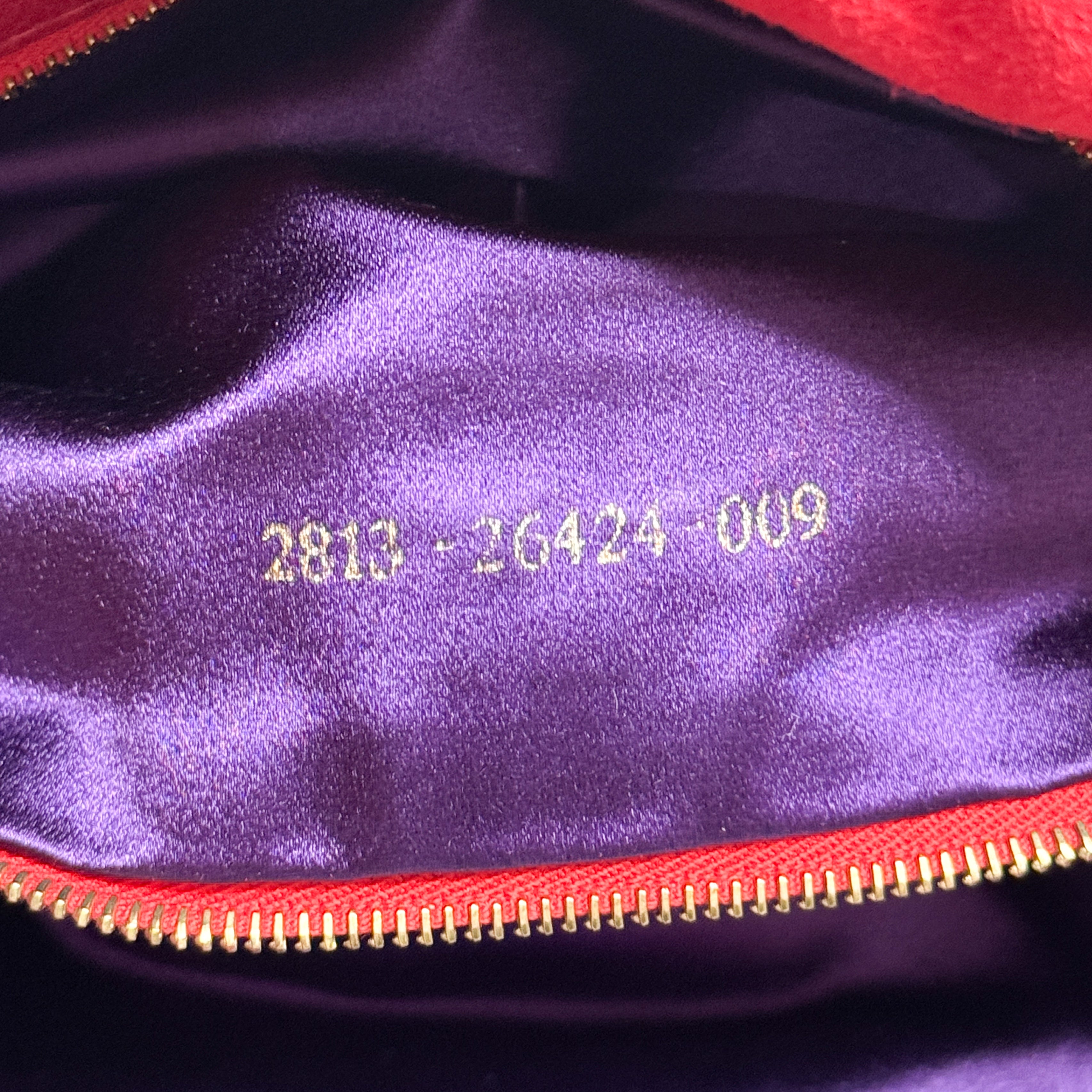 Baguette Red Suede Shoulder Bag