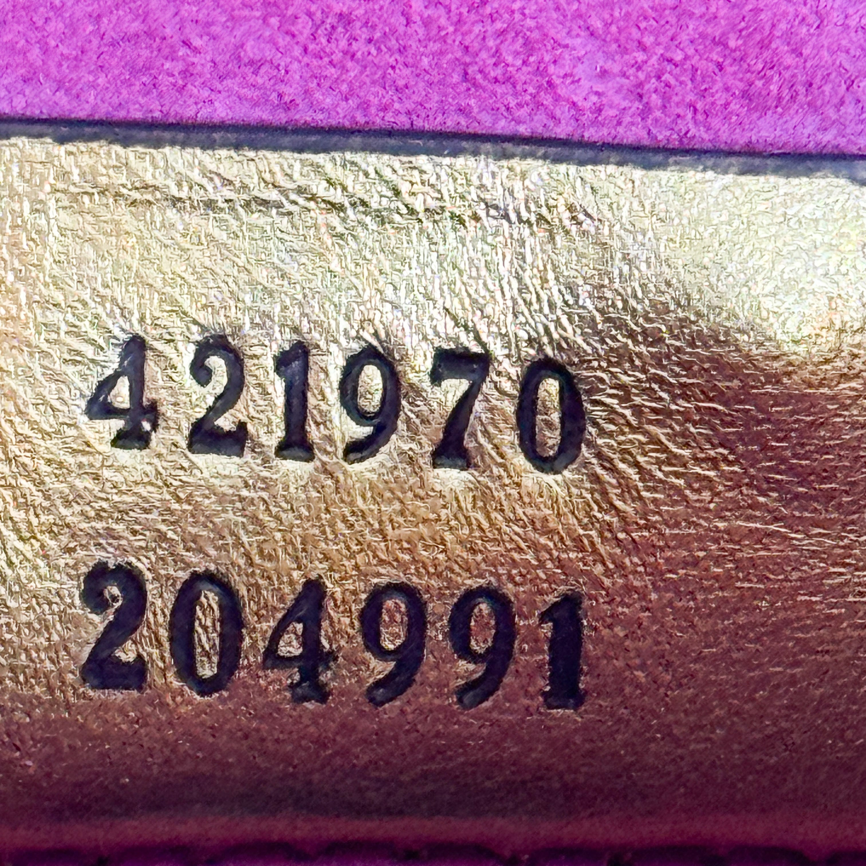 Dionysus Mini Gold Leather Shoulder Bag