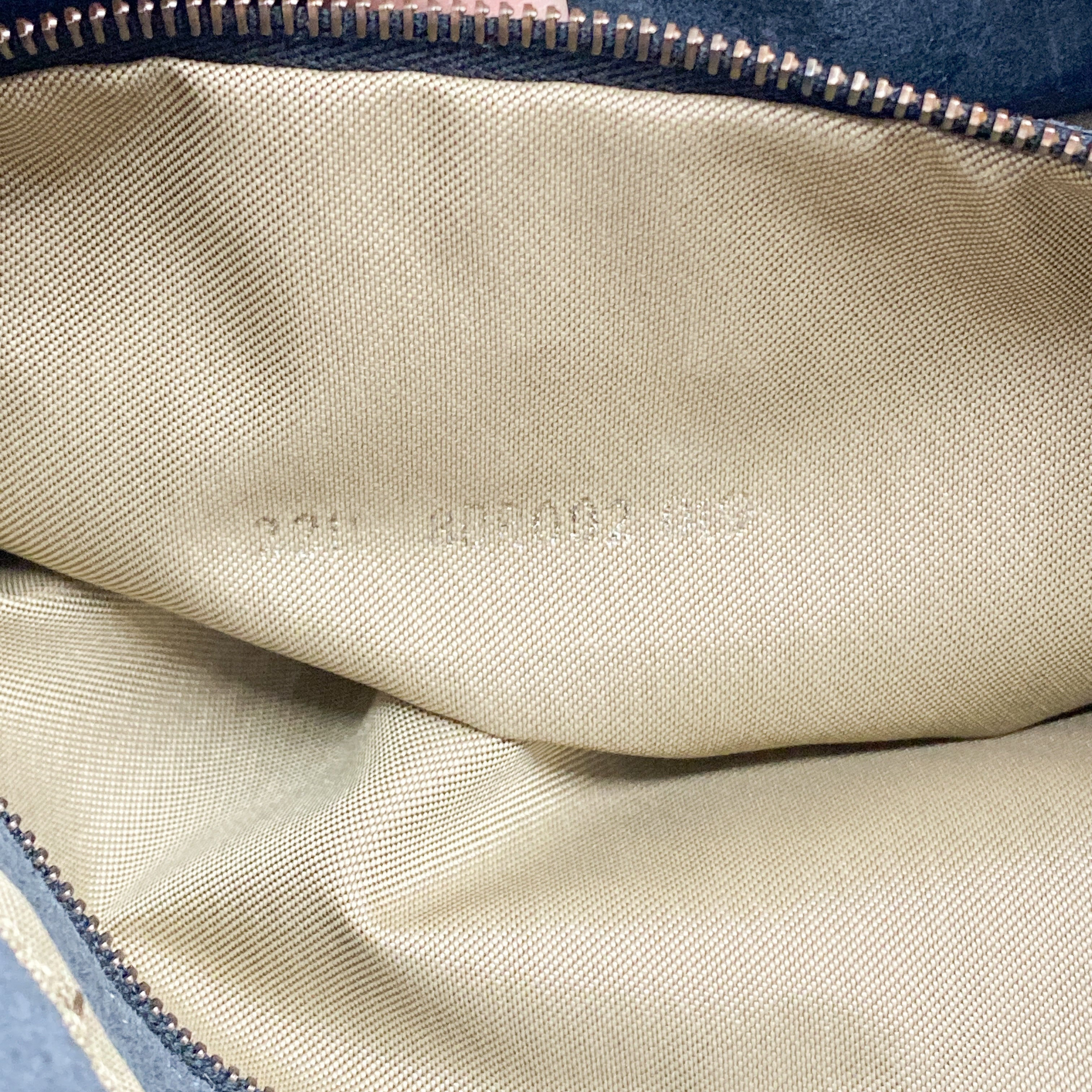 Vintage Grey Suede Shoulder Bag