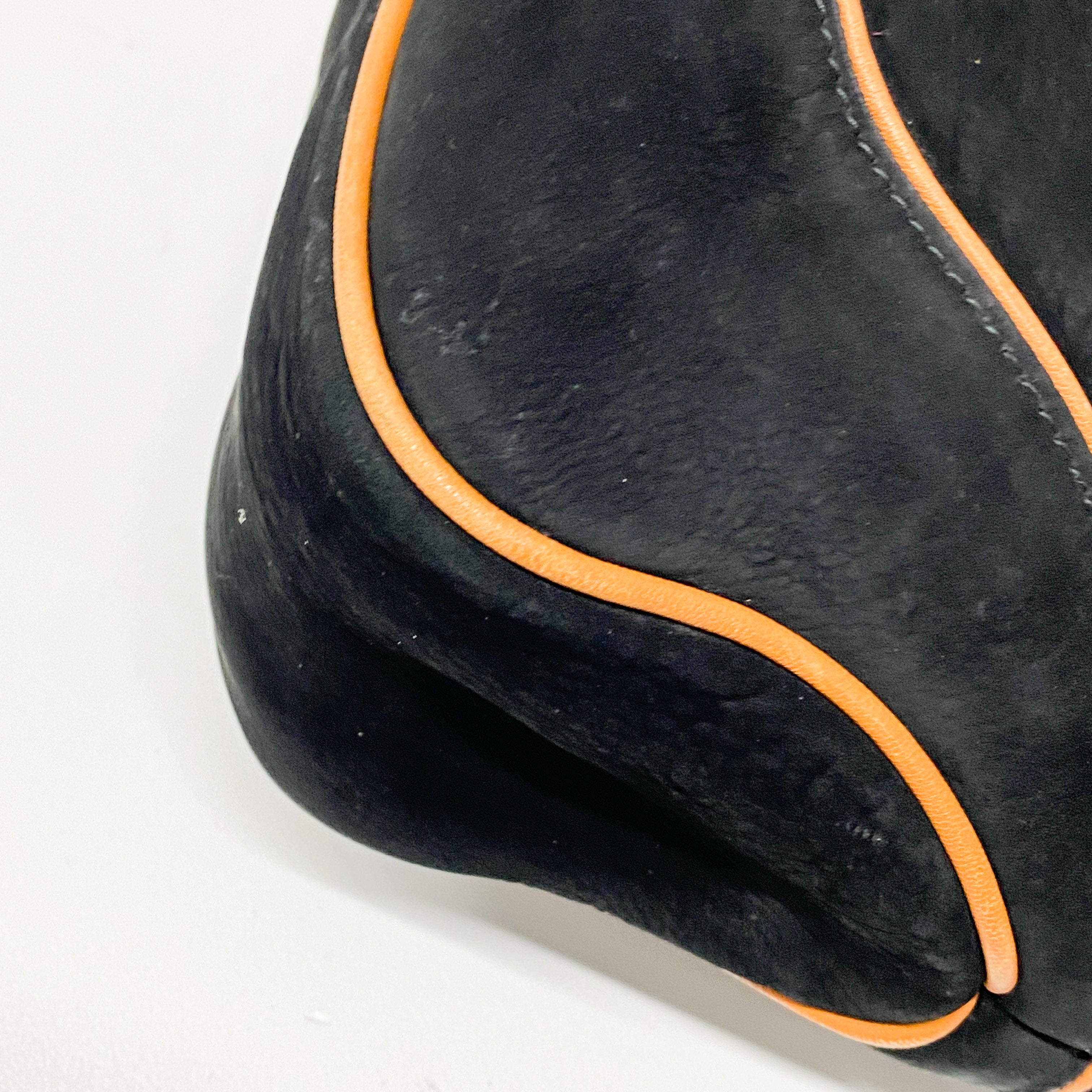 Jackie Black Leather Shoulder Bag