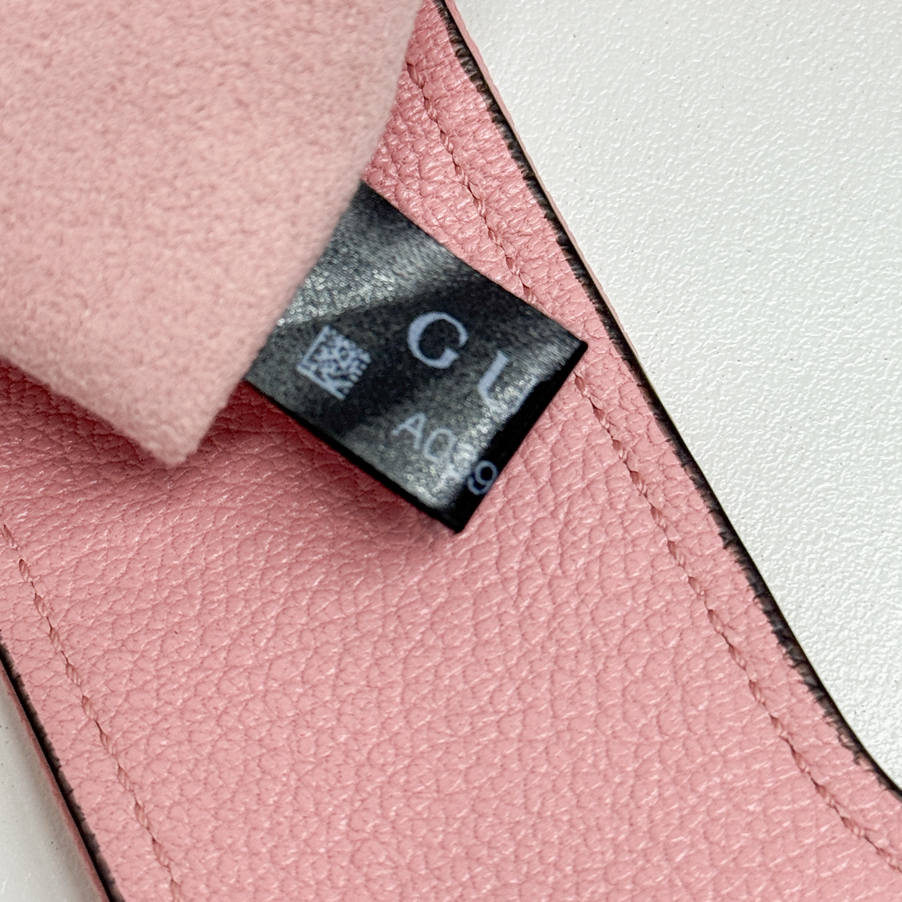 Pink Leather Shoulder Bag