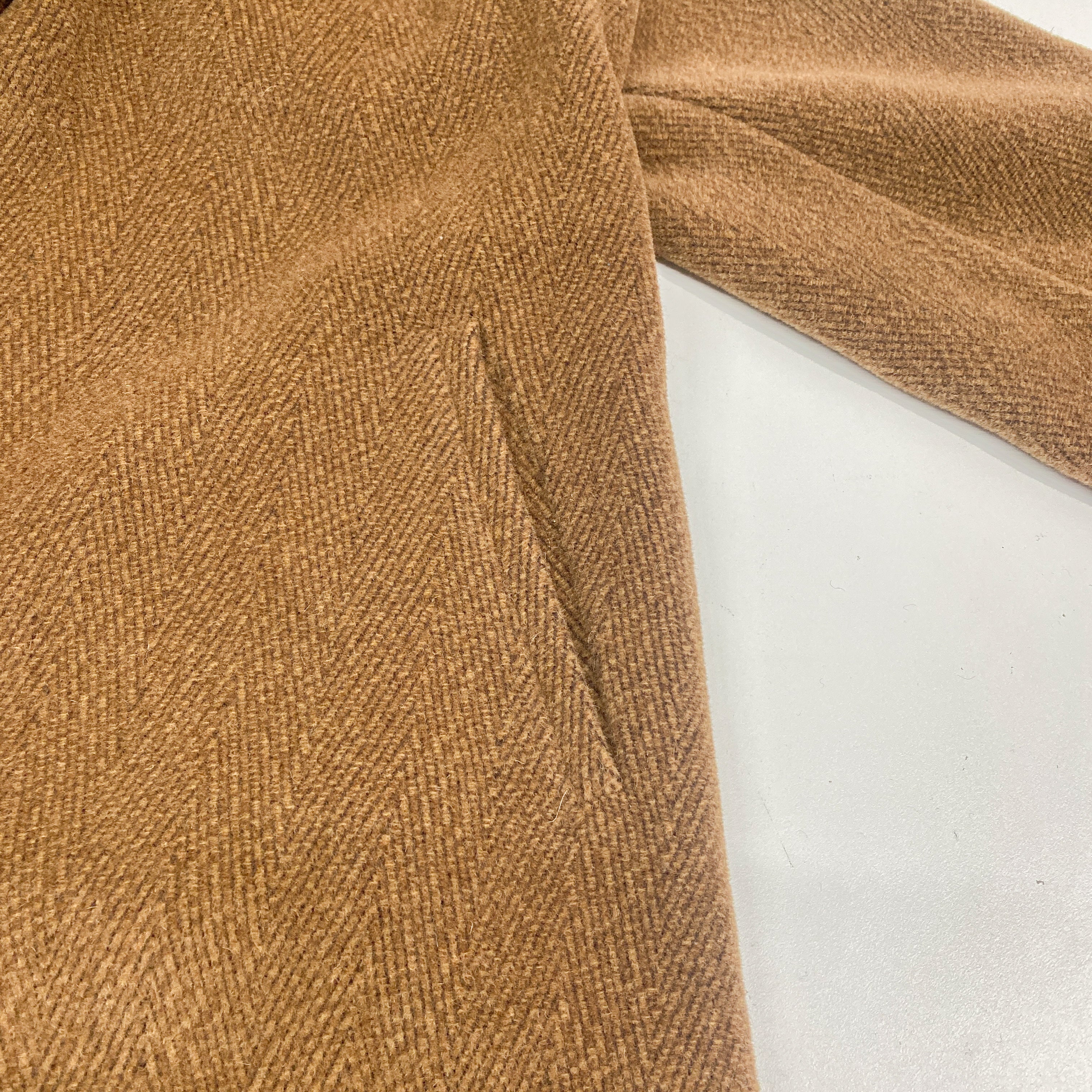 Size 38 EU Brown Fur and Wool Coat