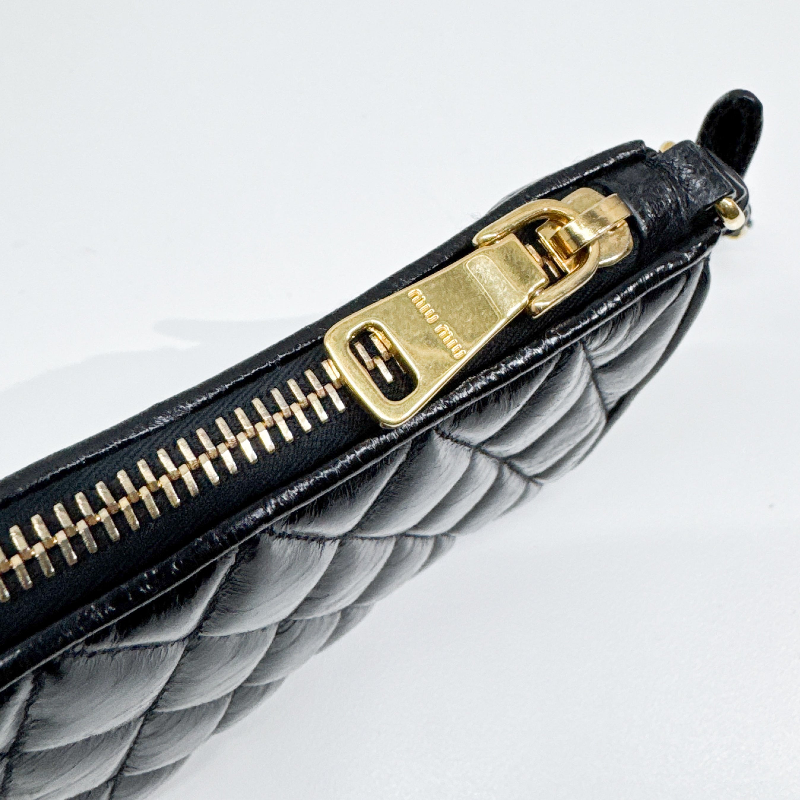 Vintage Black Leather Pouch