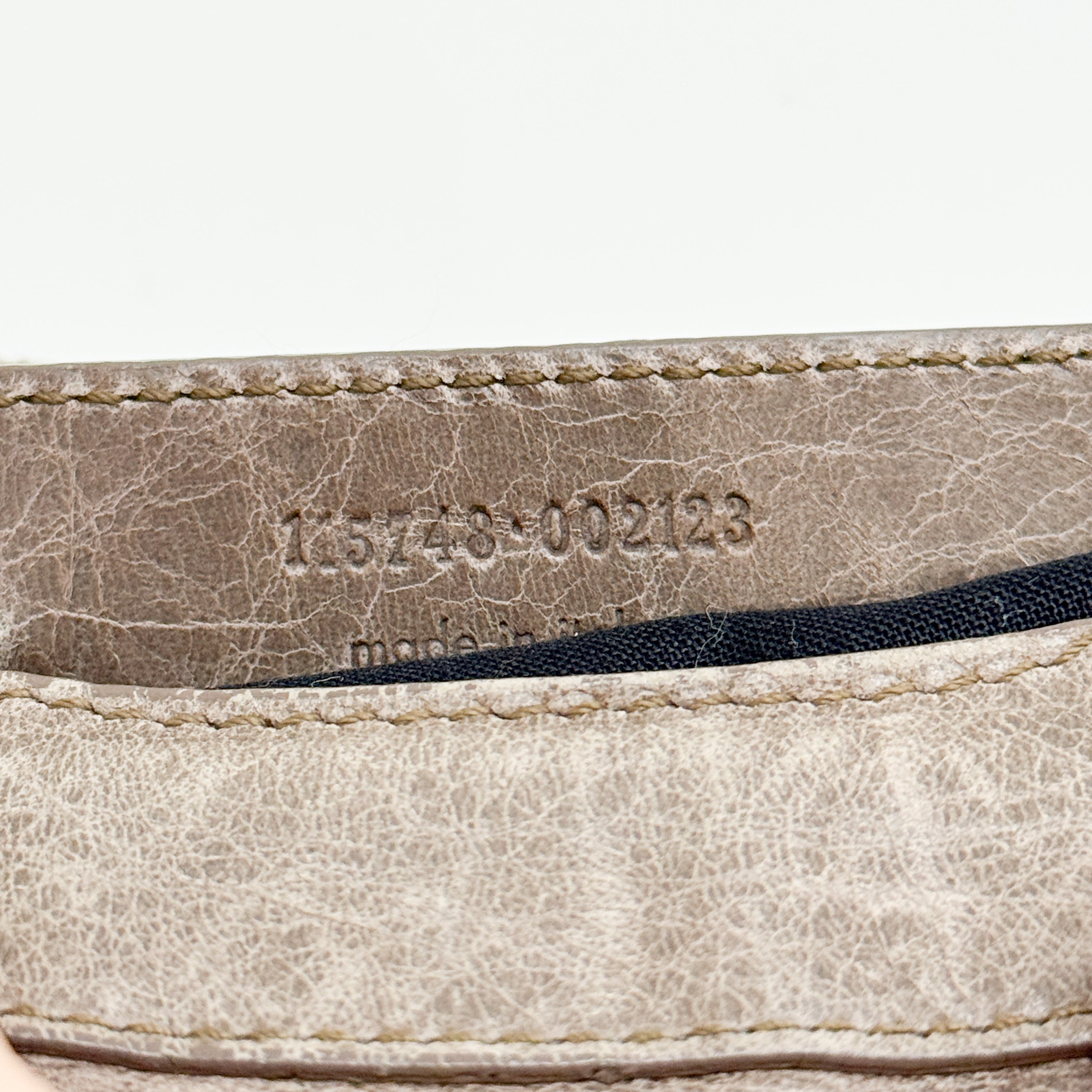 The City Brown Leather Two Way Bag