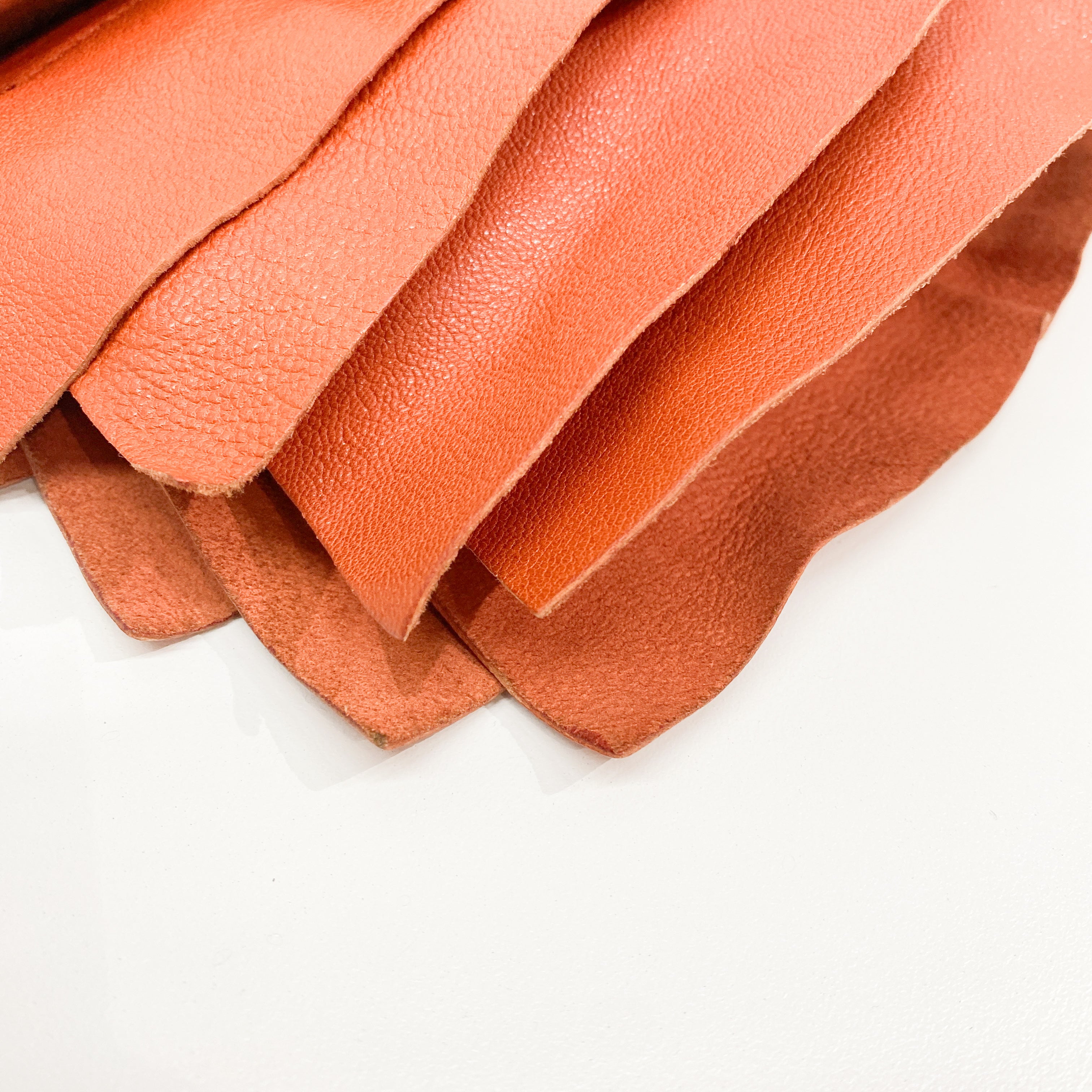 Saint Tropez Orange Leather Shoulder Bag