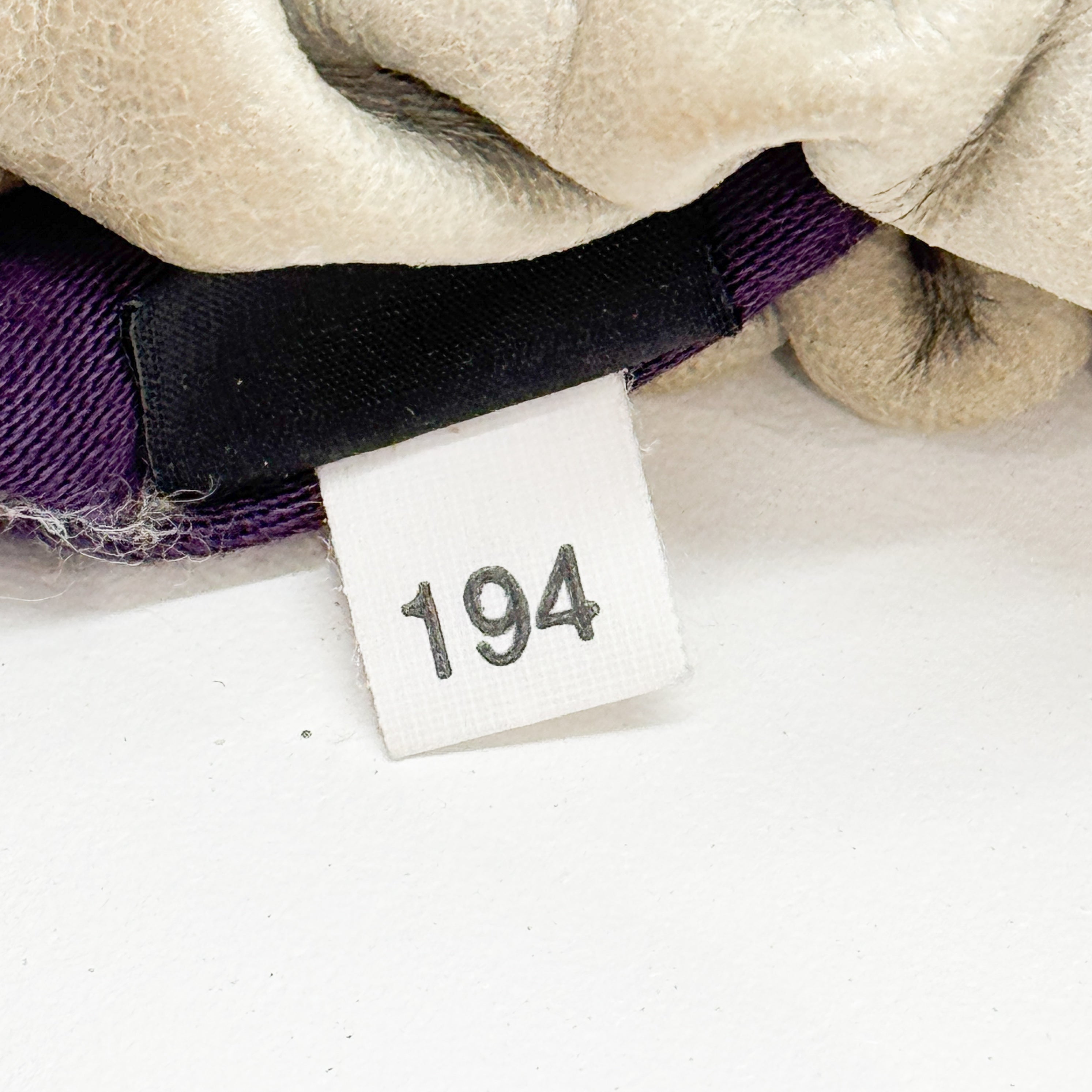 Vitello Beige Calfskin Leather Two Way Bag