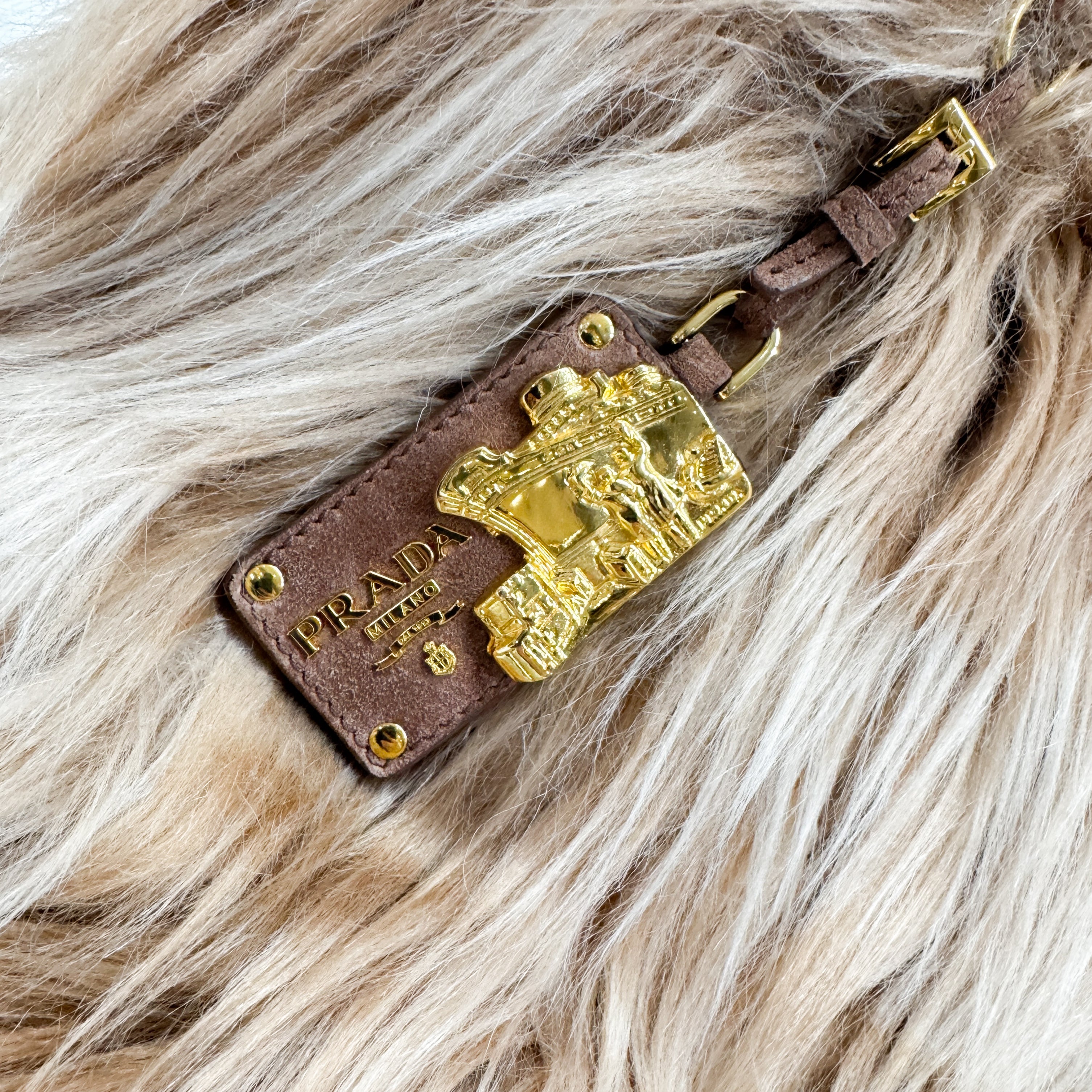 Kidassia Brown Eco Faux Fur Tote Bag