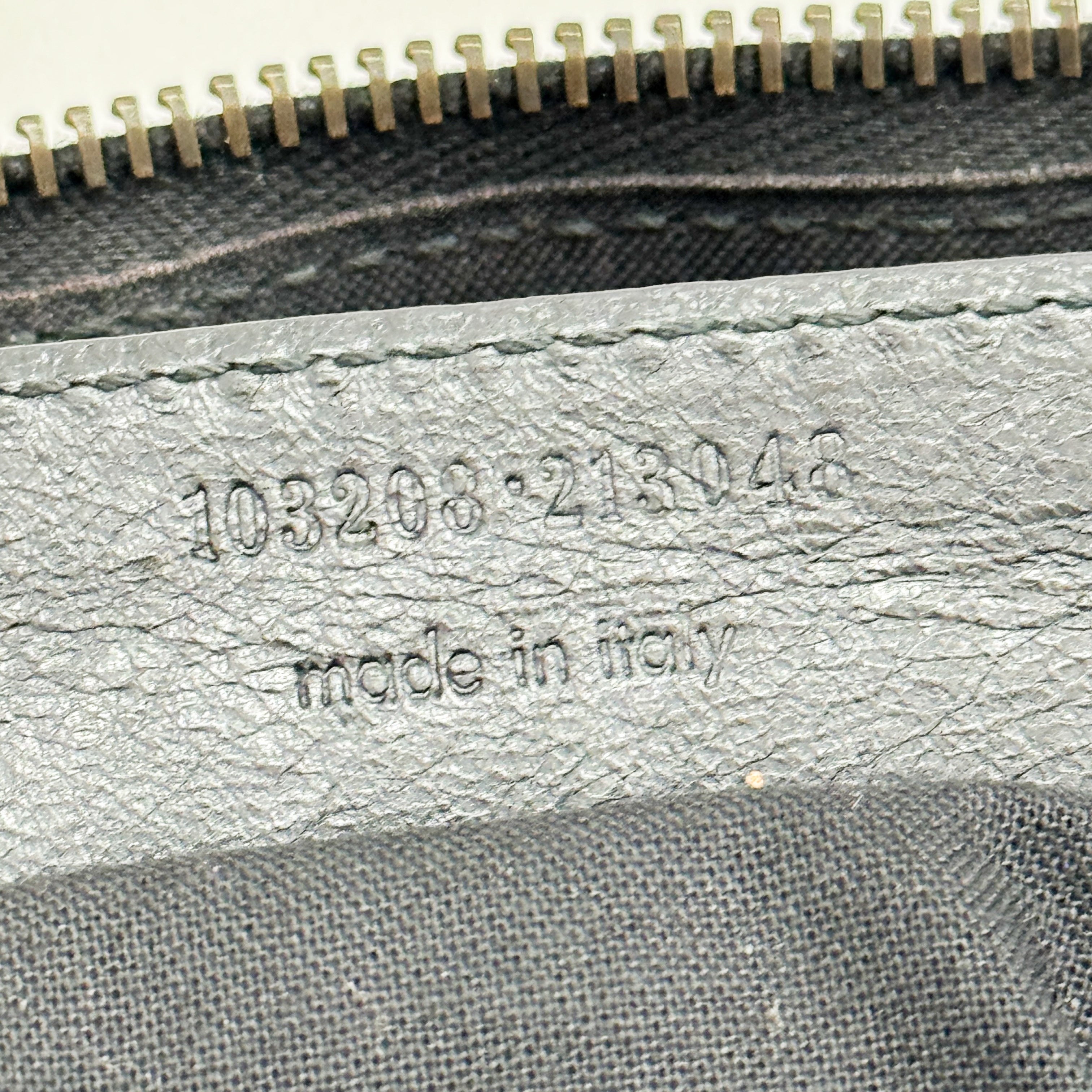 The First Black Calfskin Leather Two Way Bag