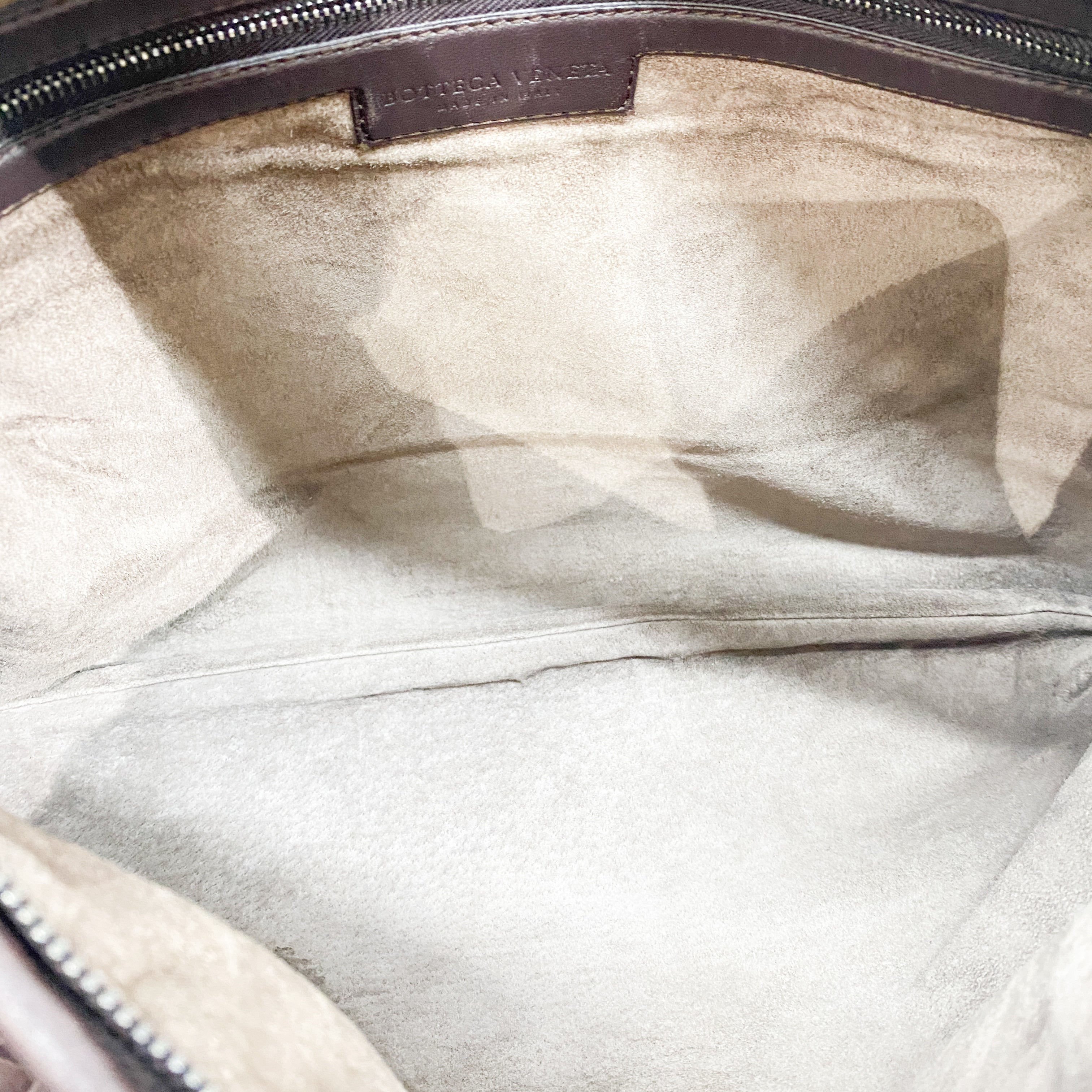 Intrecciato Brown Leather Hobo Bag