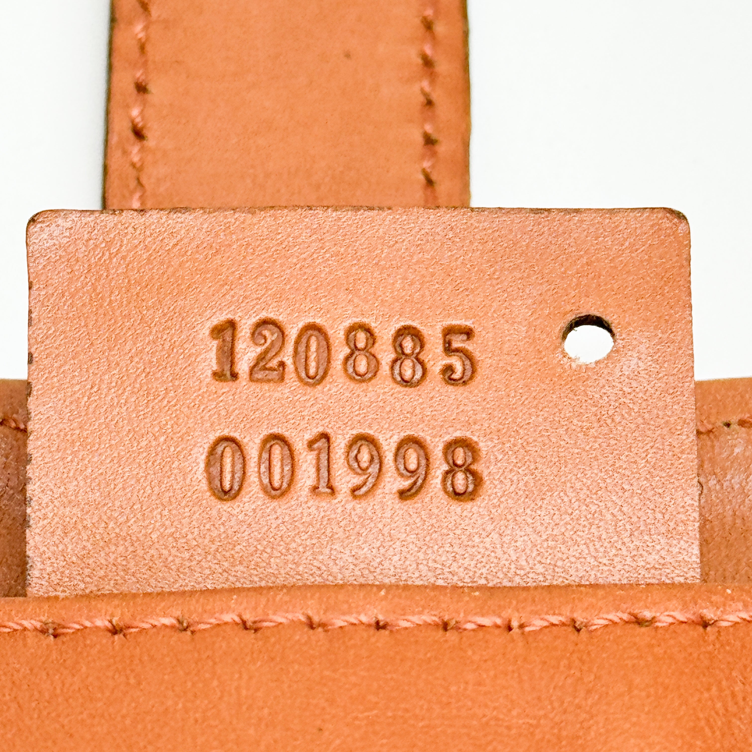 Mini Jackie Orange Leather Shoulder Bag