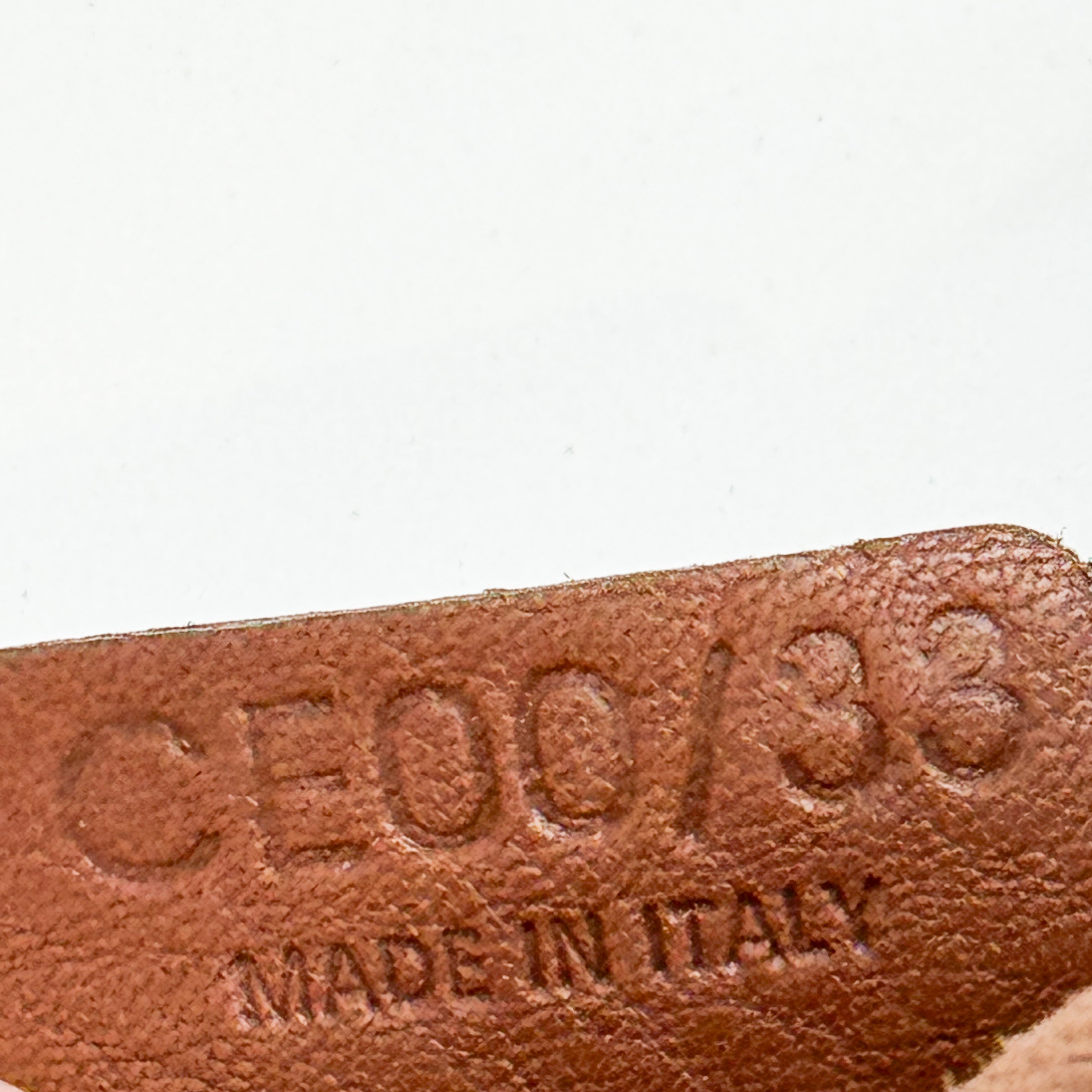 Vintage Brown Studded Leather Shoulder Bag