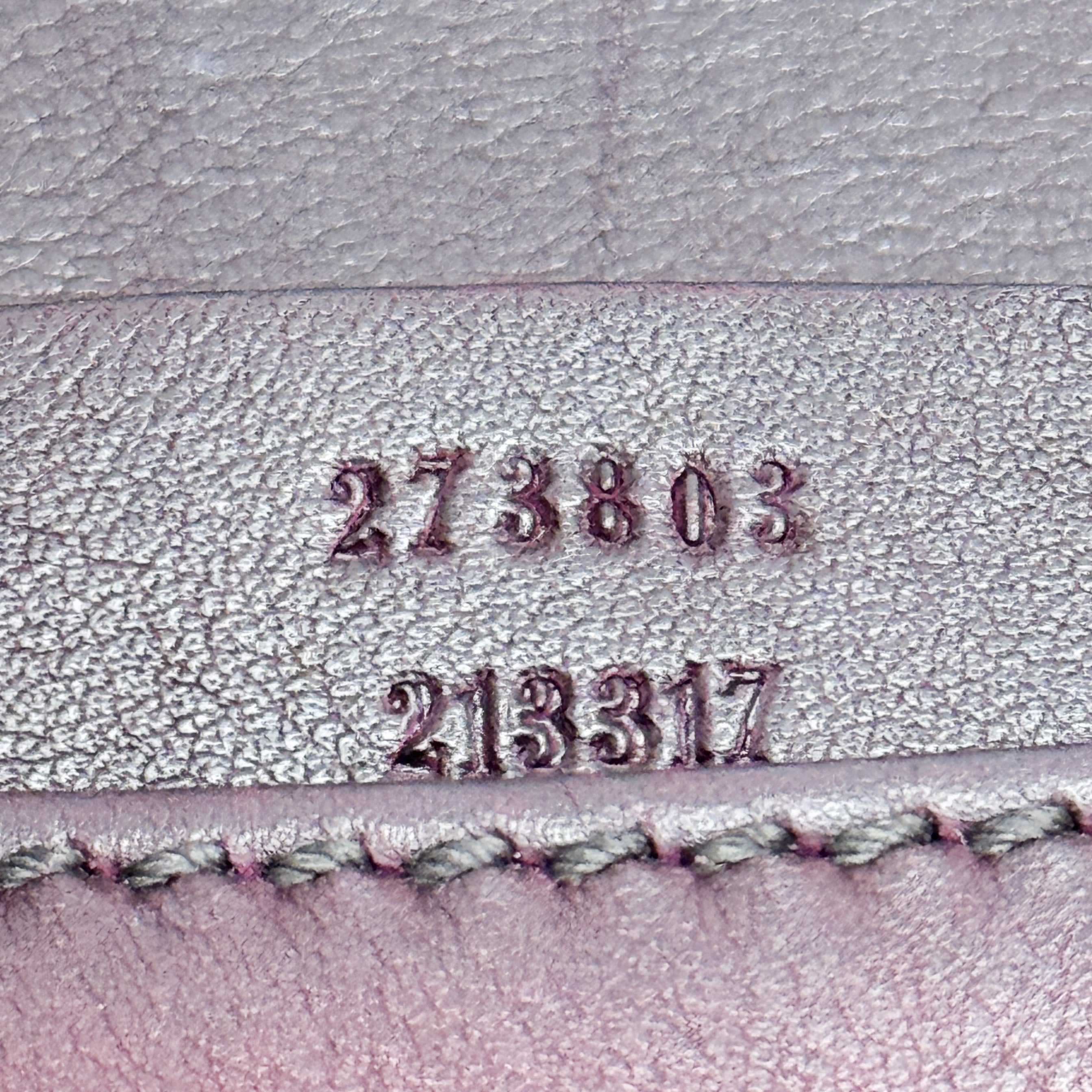 Horsebit Burgundy Ombrė Leather Shoulder Bag