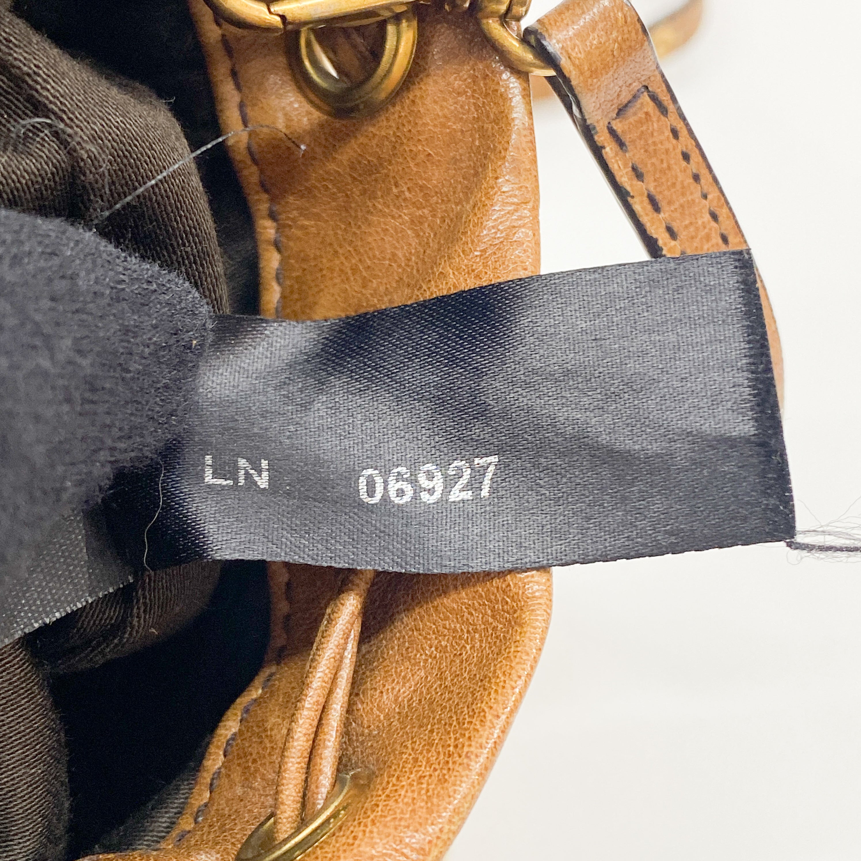 Brown Leopard Print Faux Fur Pouch Bag