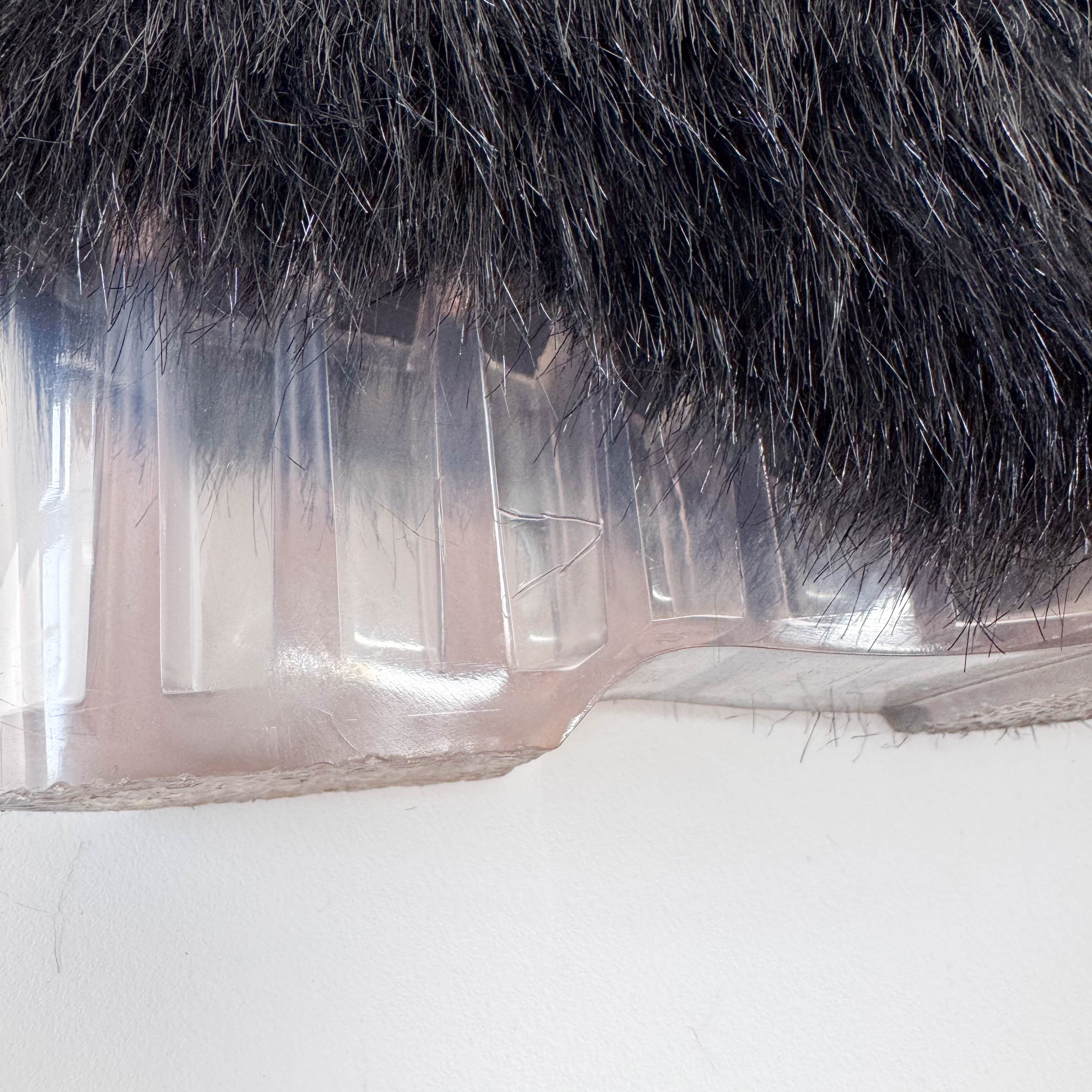 Size 37 1/2 Black Fur Boots