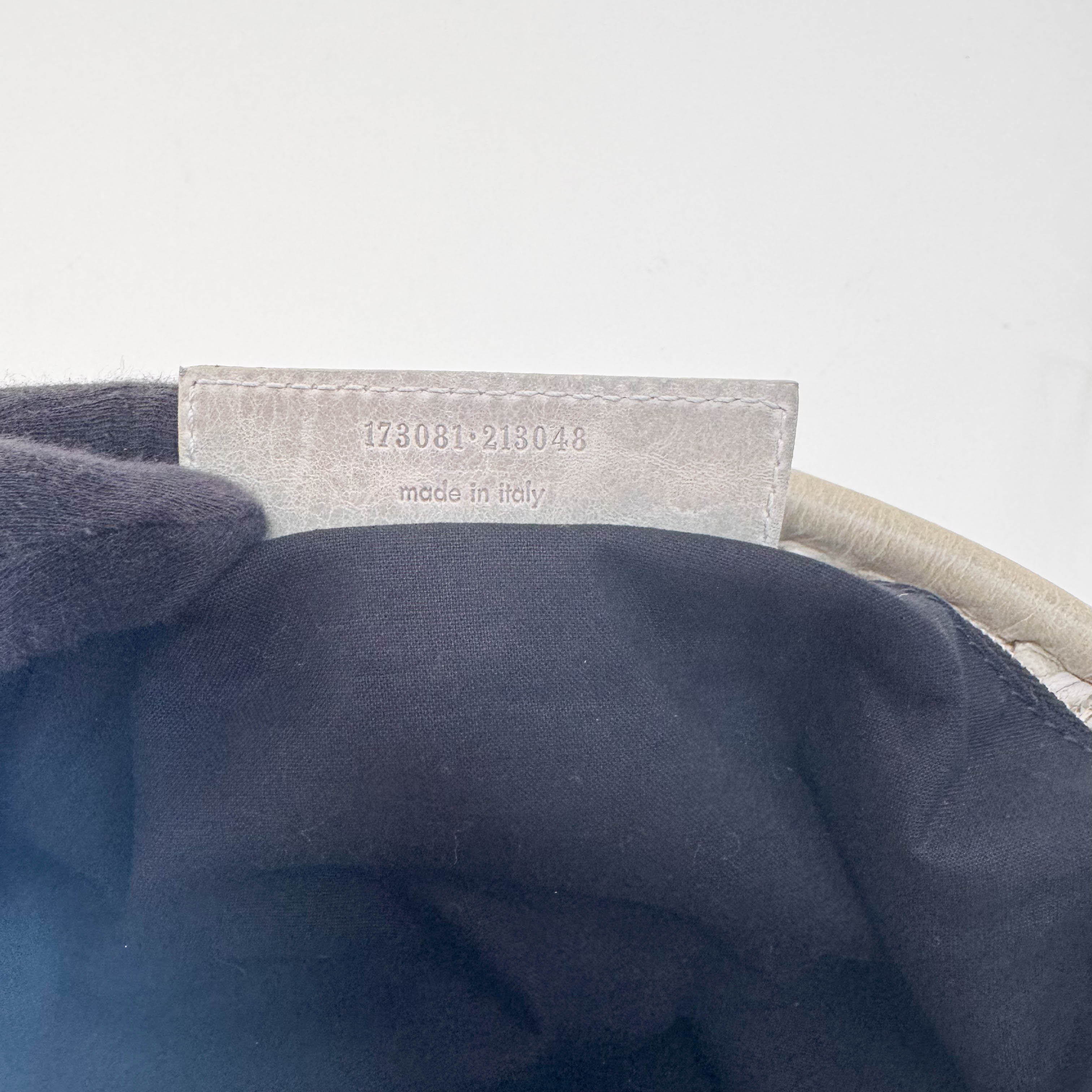 Giant Day Light Green Leather Hobo Bag