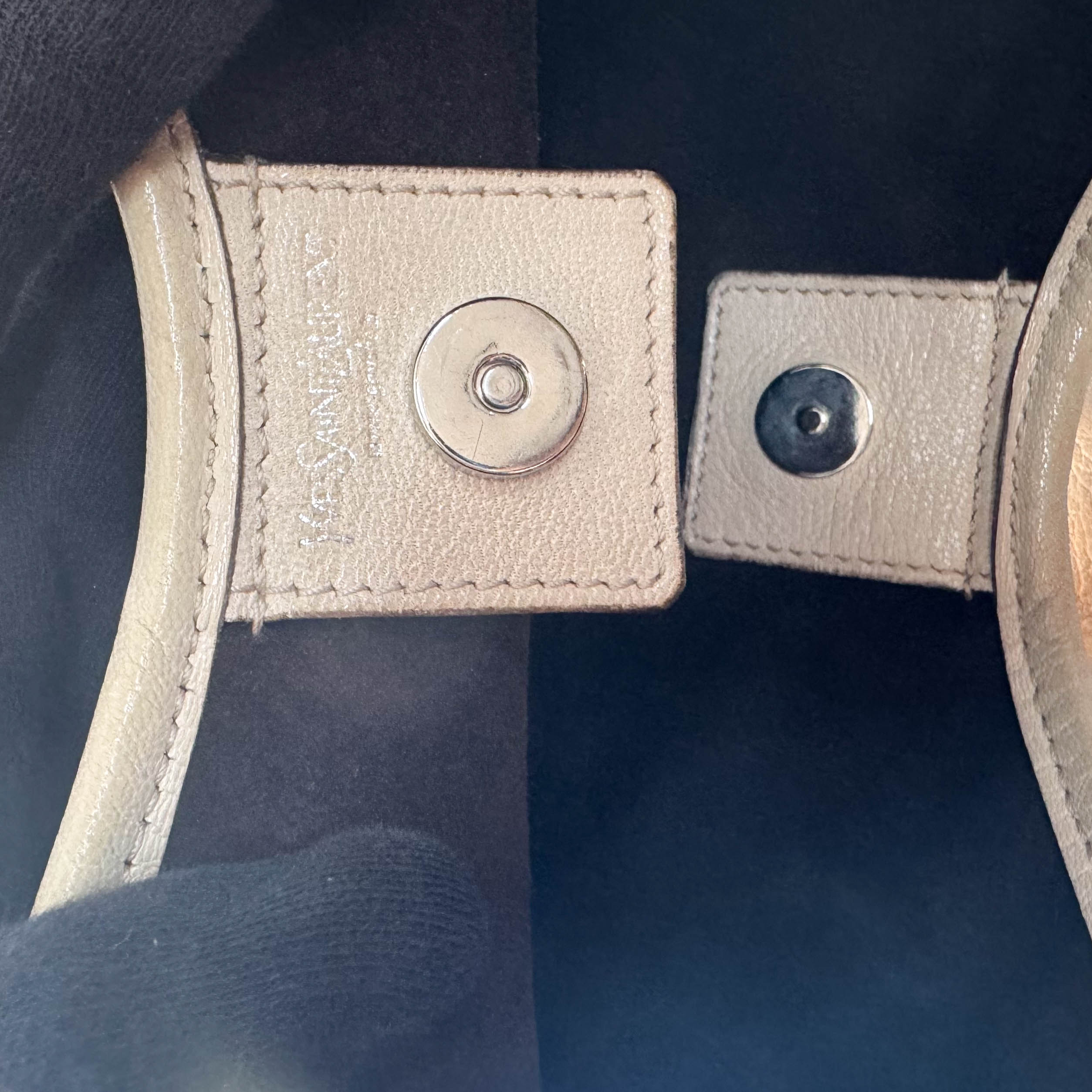 Saint-Tropez White Leather Shoulder Bag