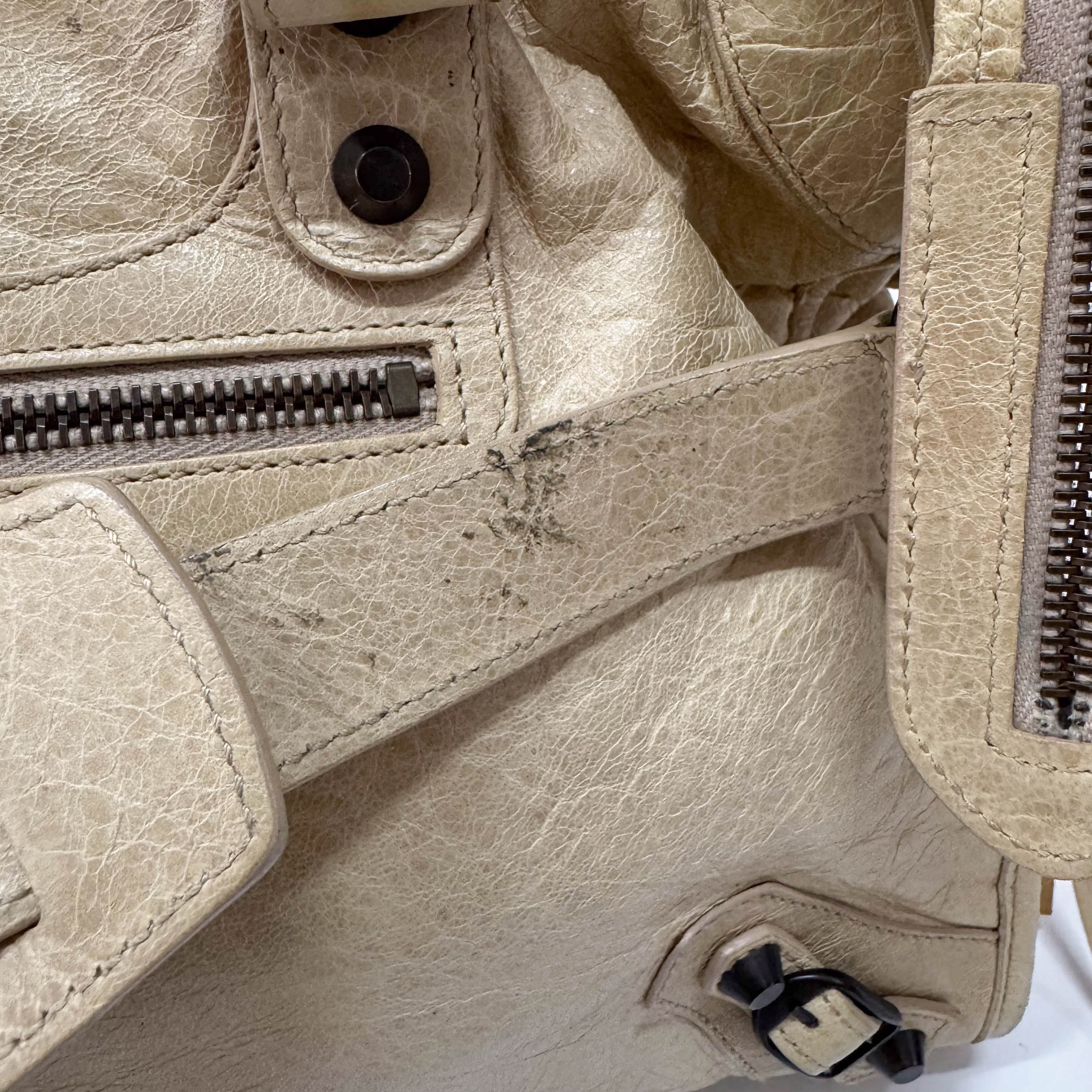 The City Green Leather Two Way Bag