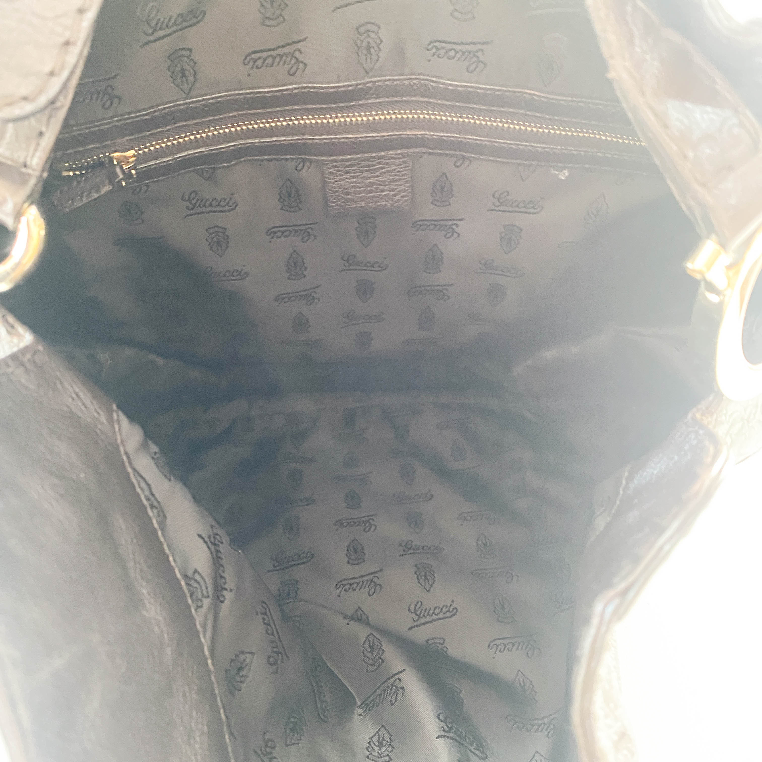 Dark Brown Leather Shoulder Bag