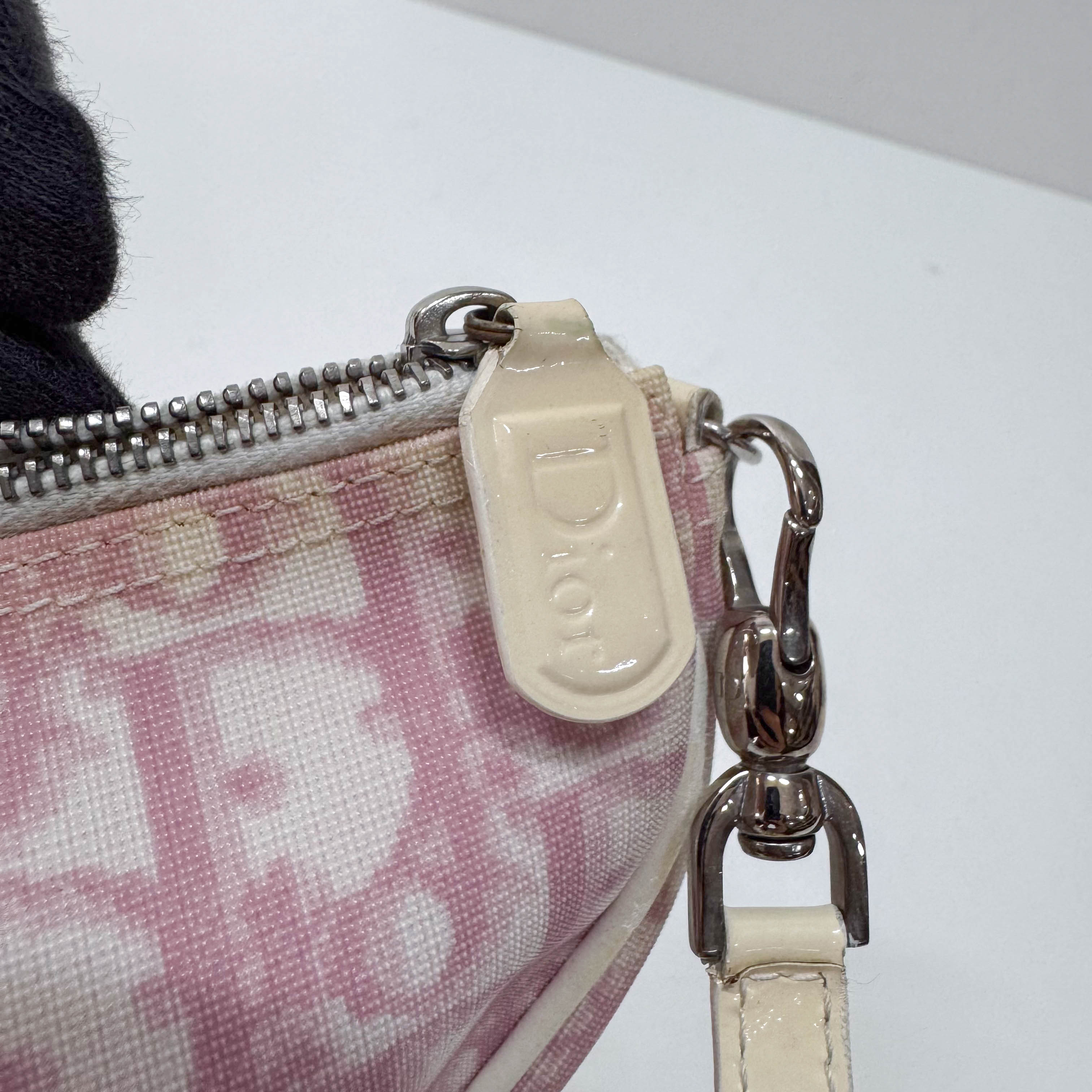 Saddle Trotter Pink Coated Canvas Shoulder Bag