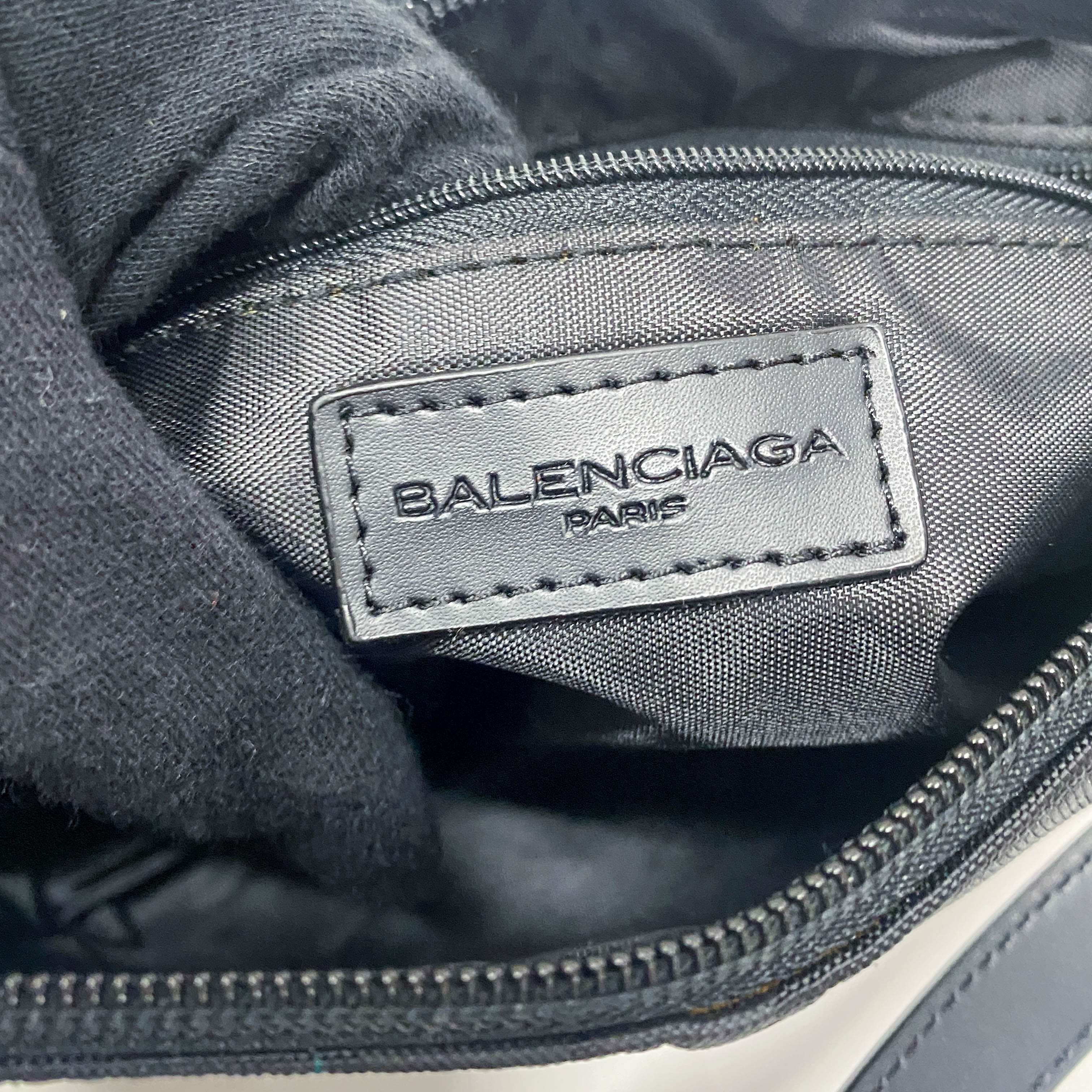 Monogram Black Canvas Shoulder Bag